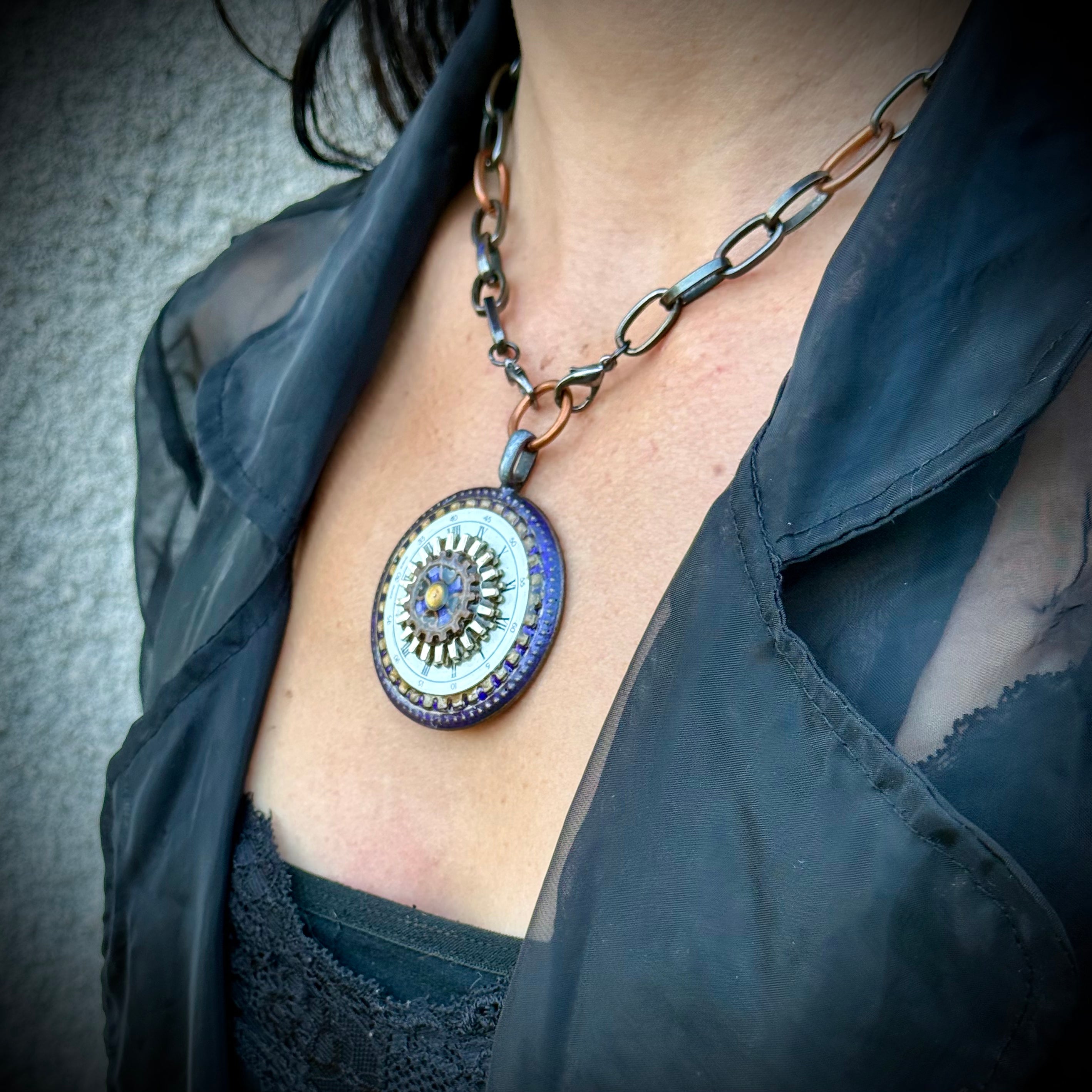 Gender-Neutral Steampunk Necklace