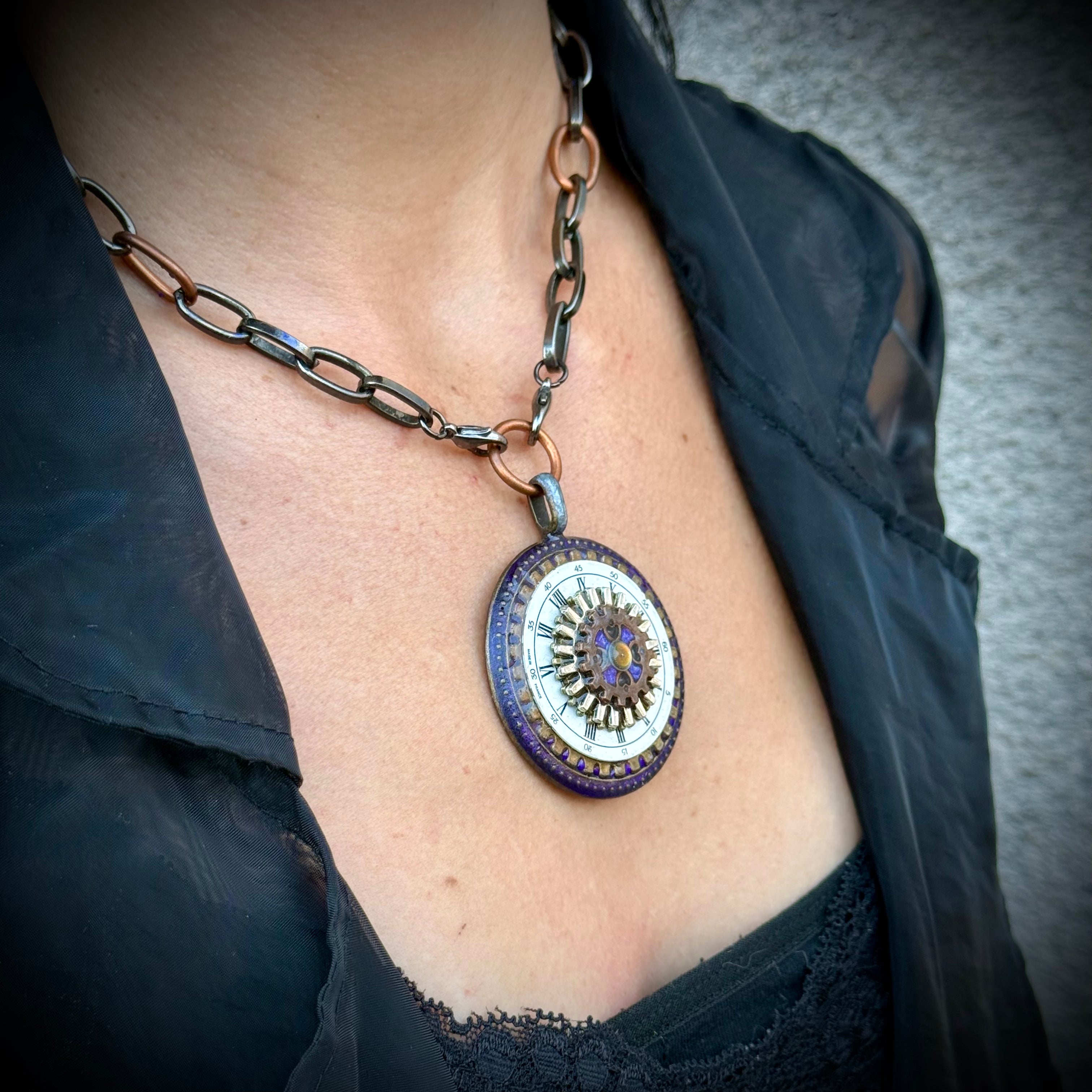 Gender-Neutral Steampunk Necklace