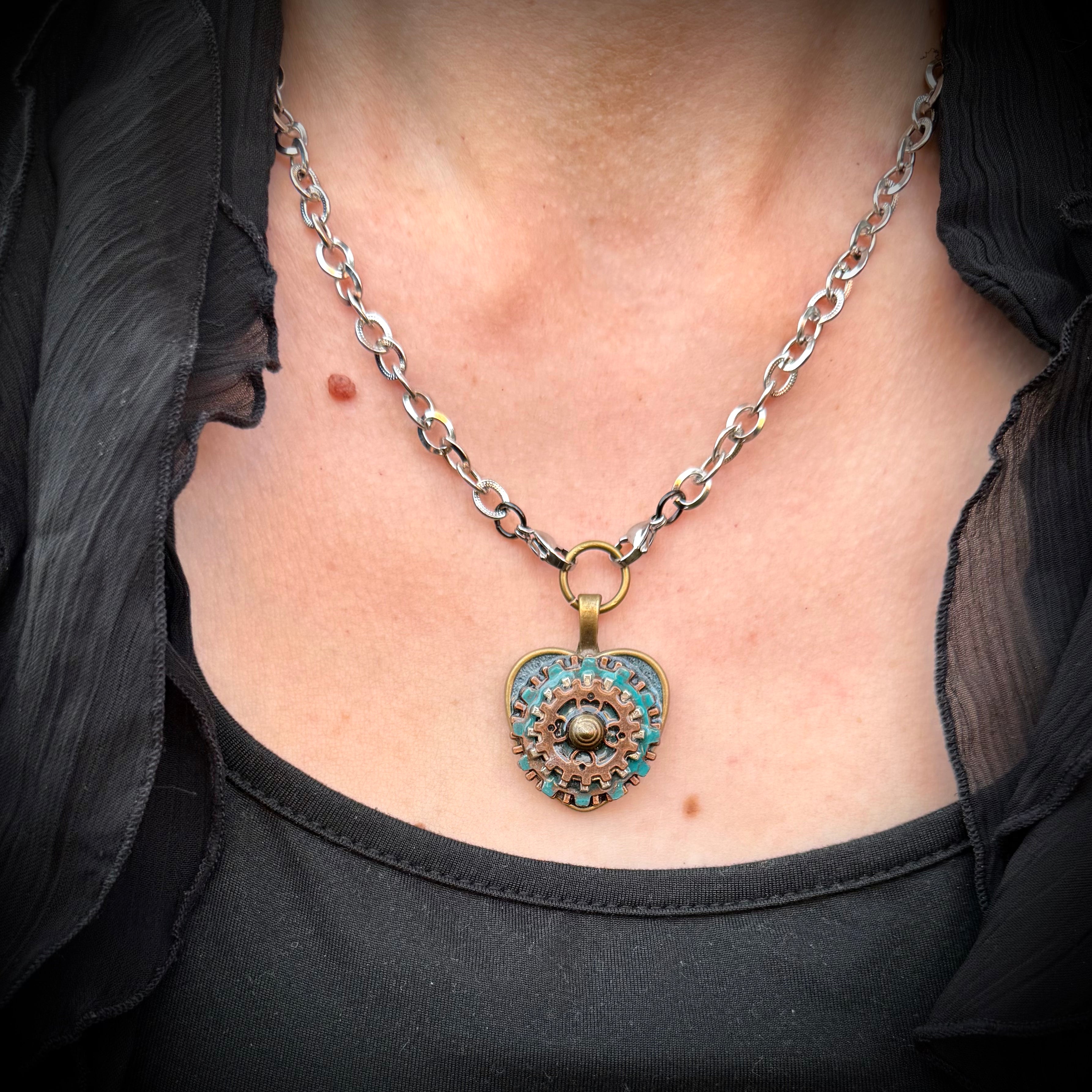 Gender-Neutral Steampunk Necklace