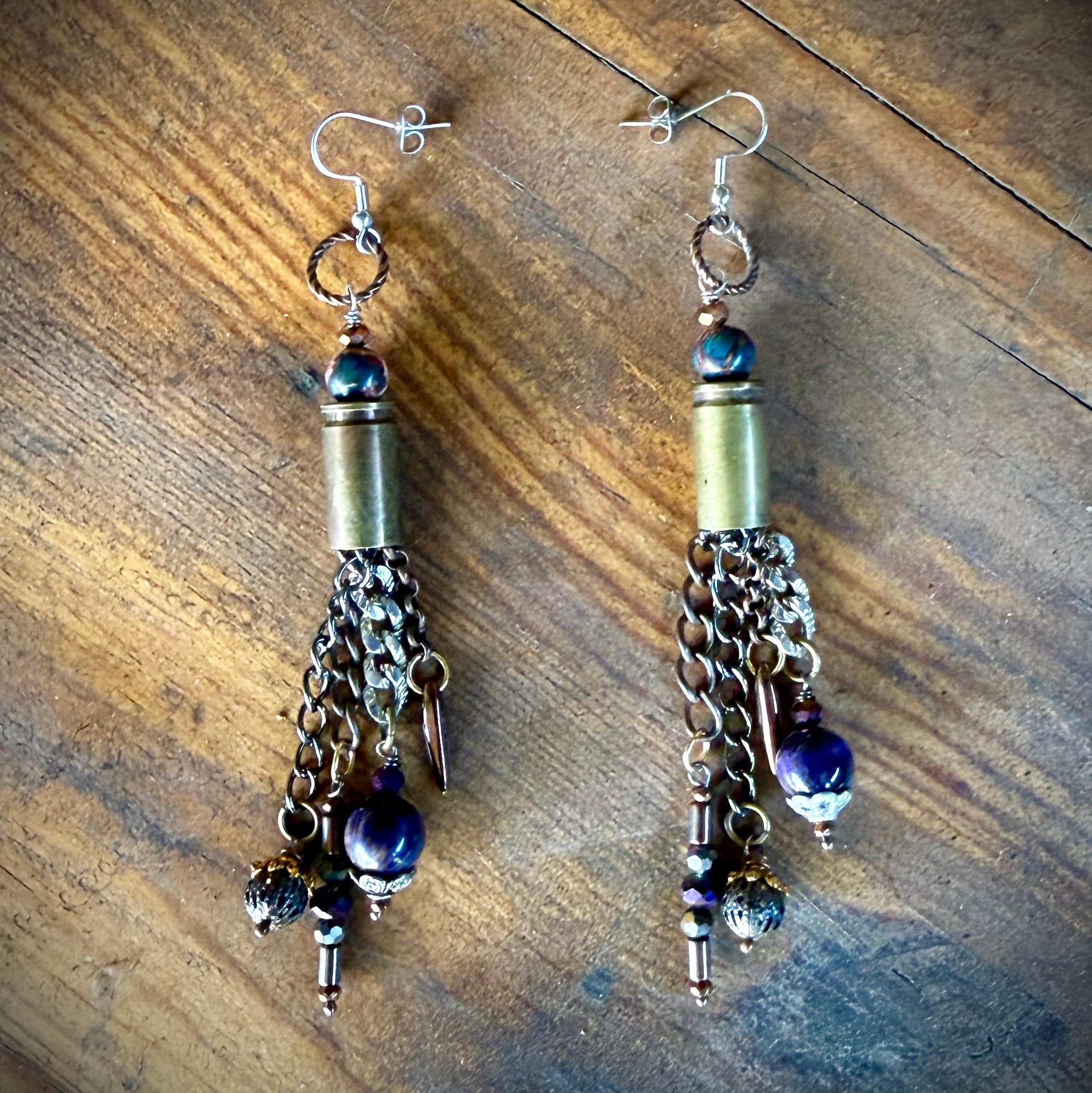 Gender-Neutral Bullet Casing Earrings