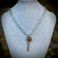 Gender-Neutral Steampunk Key Necklace