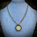 Gender-Neutral Steampunk Bottlecap Necklace
