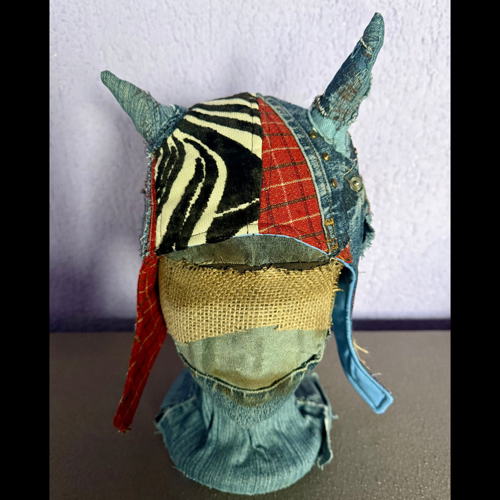 Postapocalyptic Krampus Aviator Hat