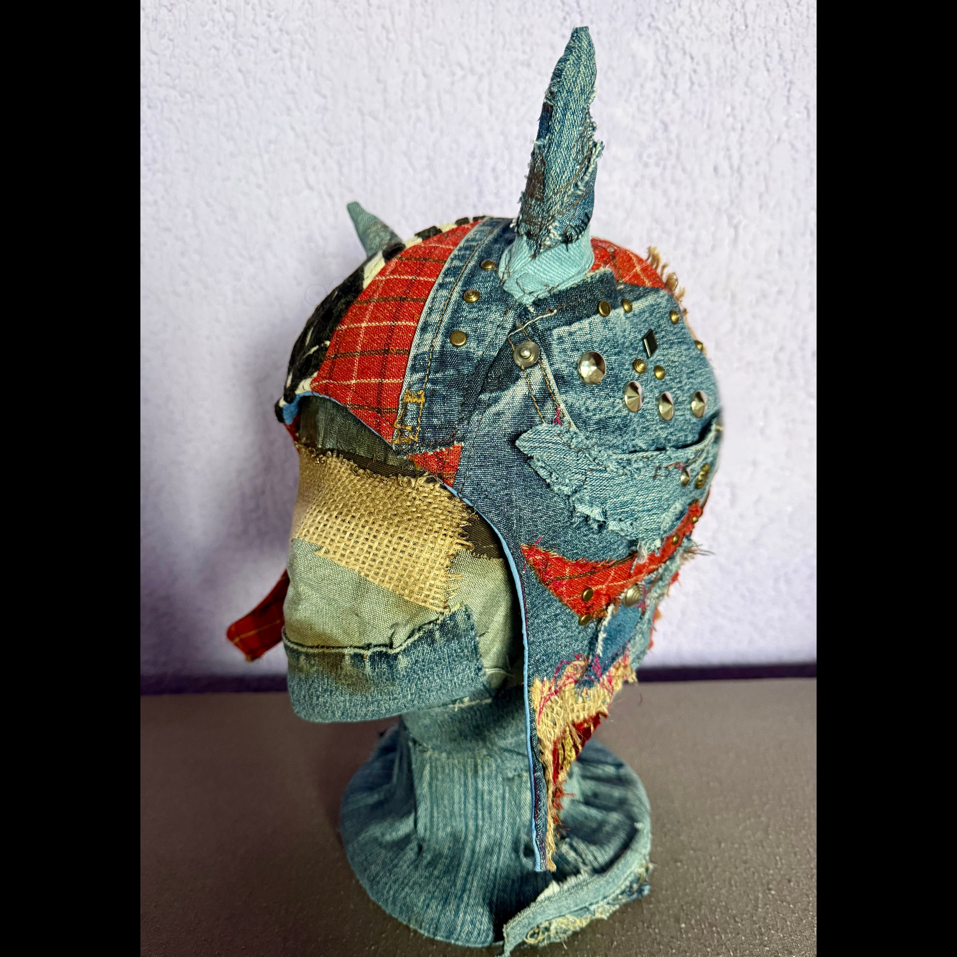 Postapocalyptic Krampus Aviator Hat