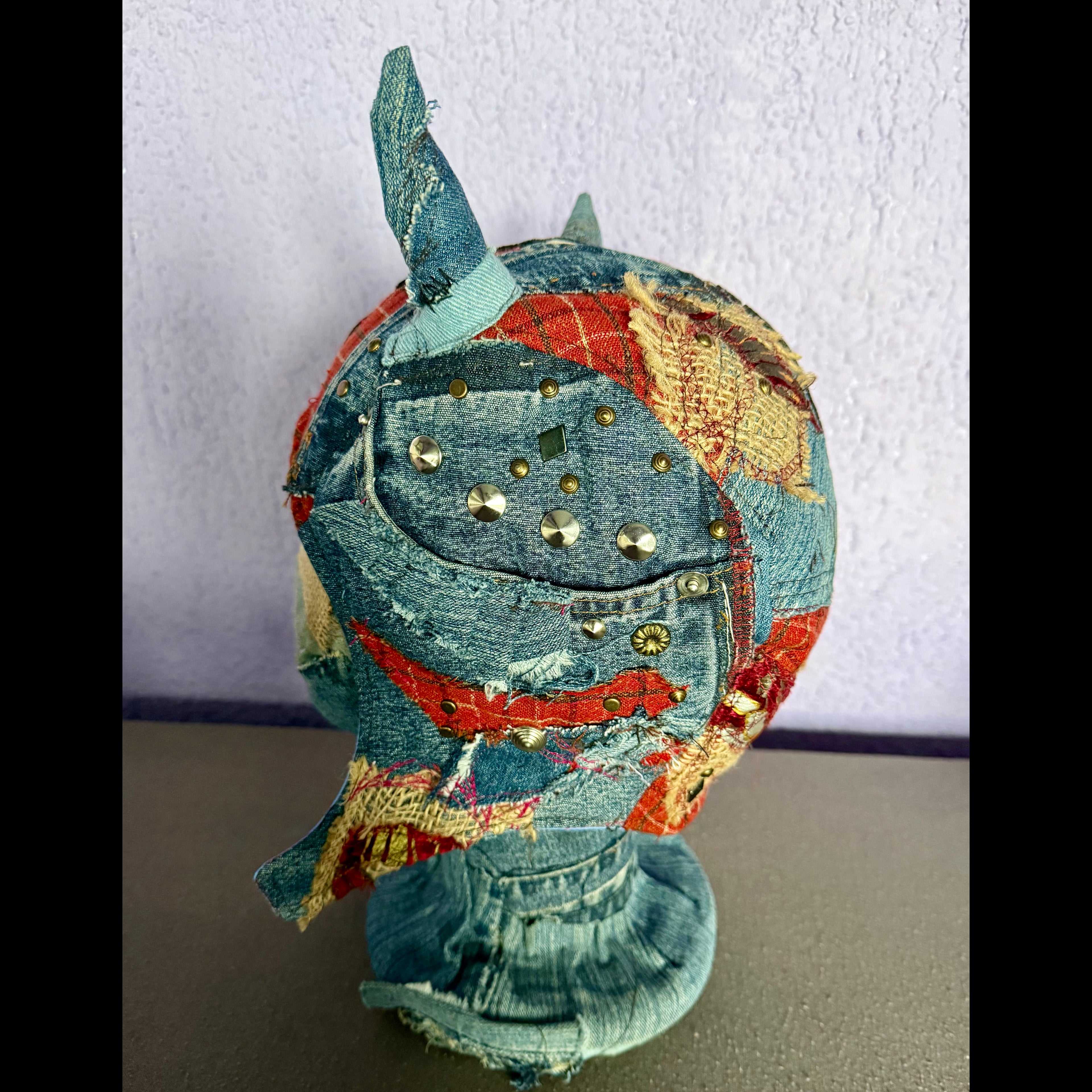Postapocalyptic Krampus Aviator Hat