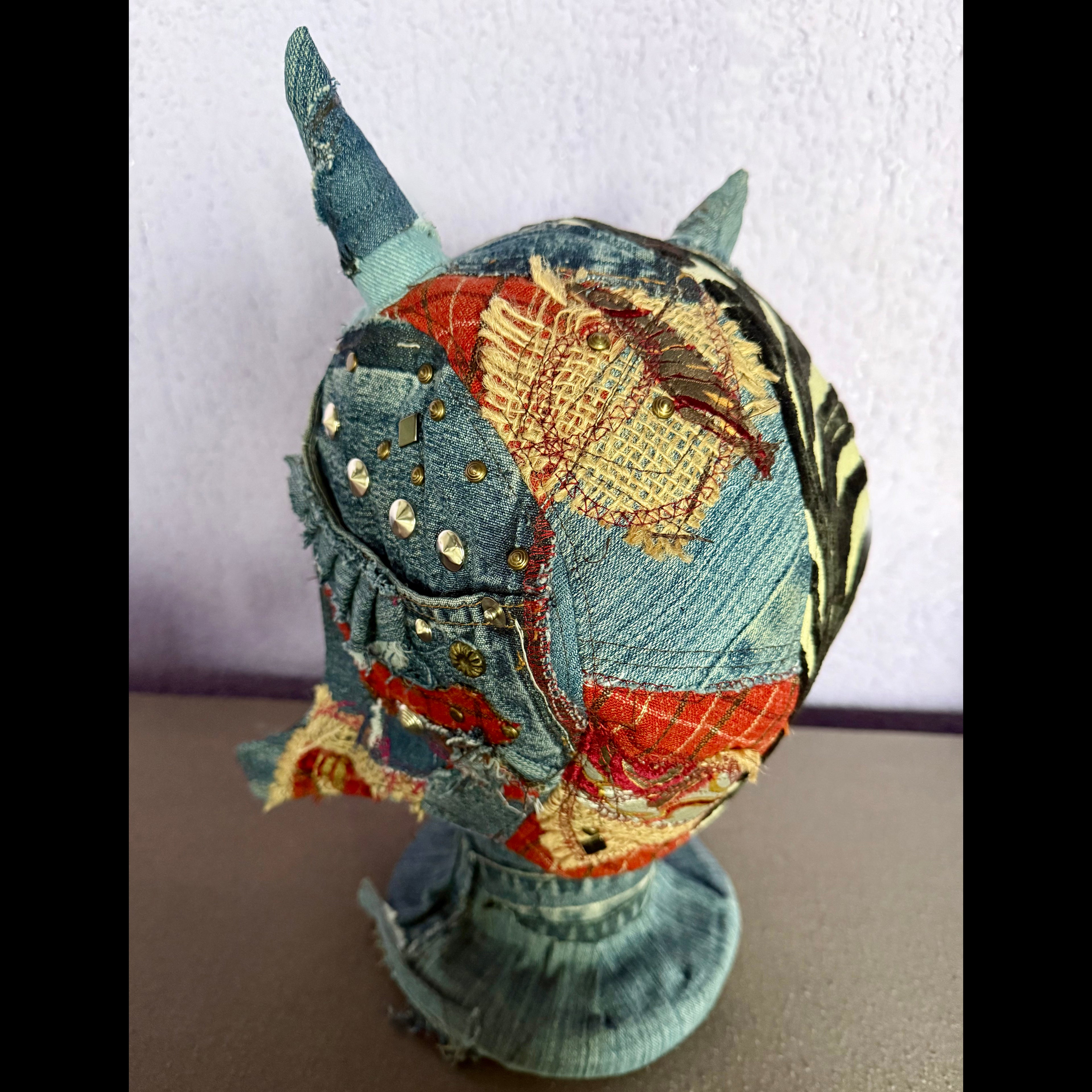 Postapocalyptic Krampus Aviator Hat