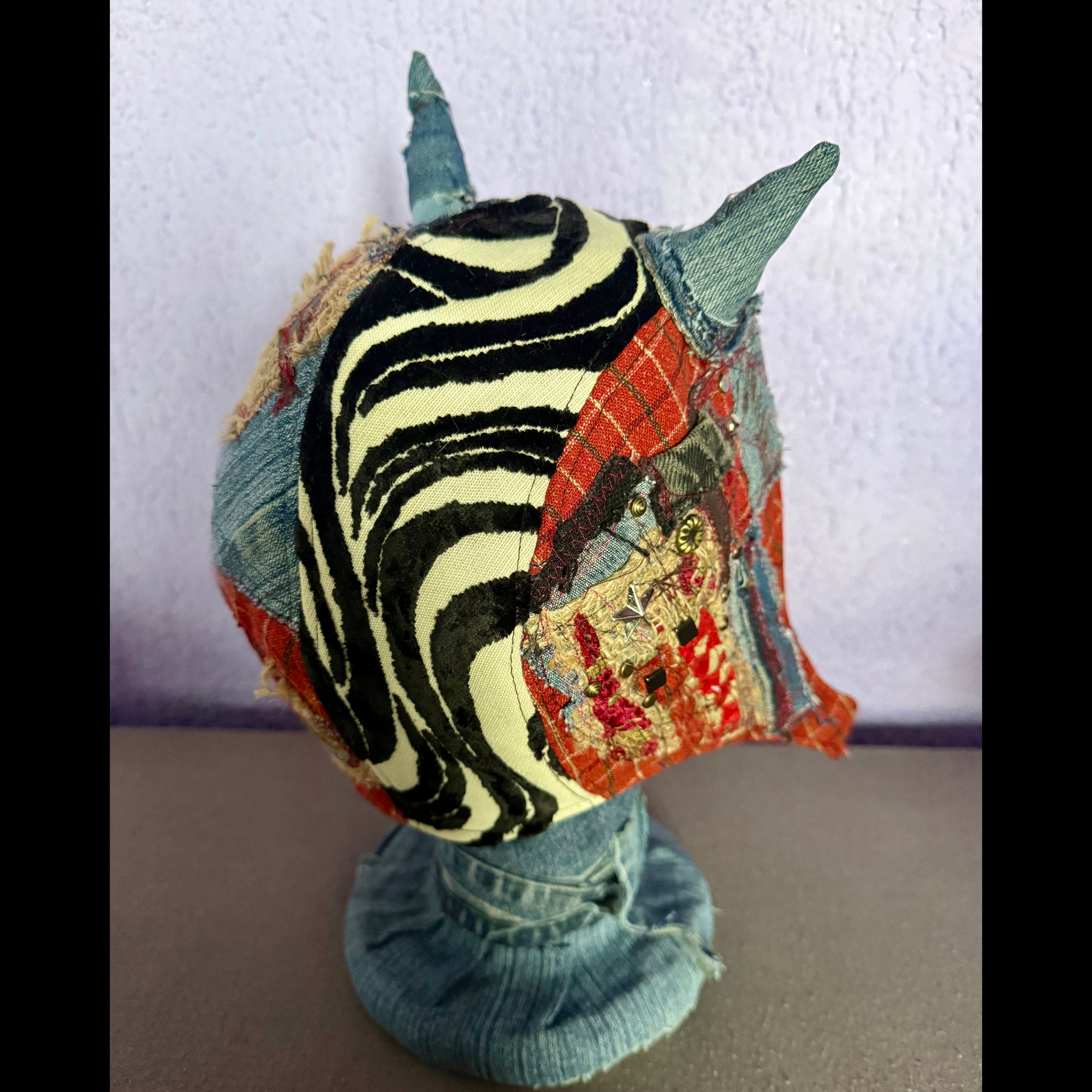 Postapocalyptic Krampus Aviator Hat