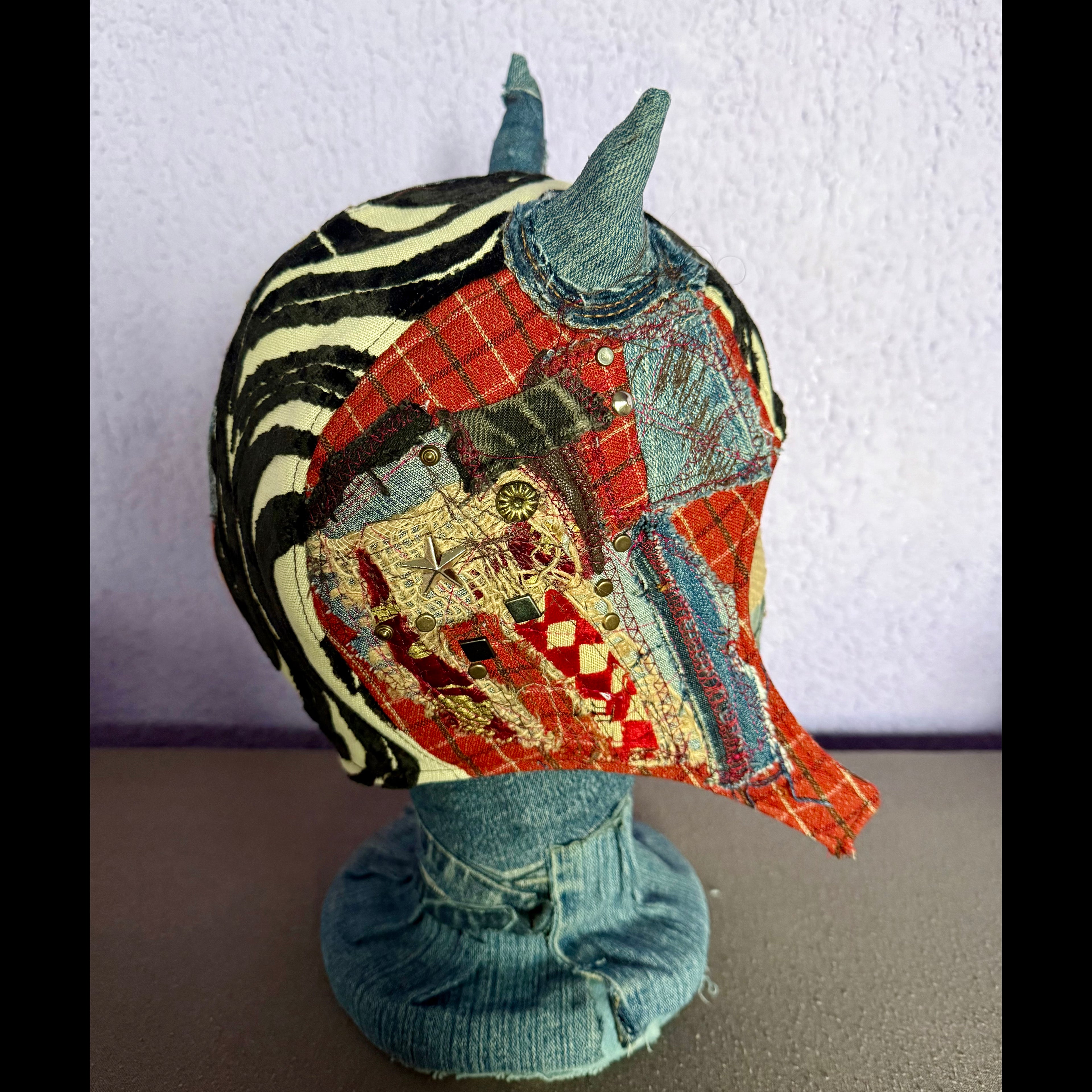 Postapocalyptic Krampus Aviator Hat