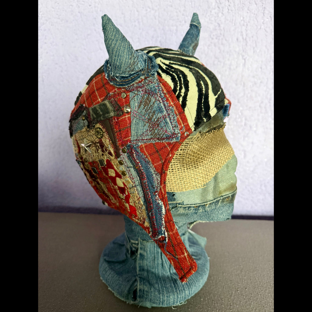Postapocalyptic Krampus Aviator Hat