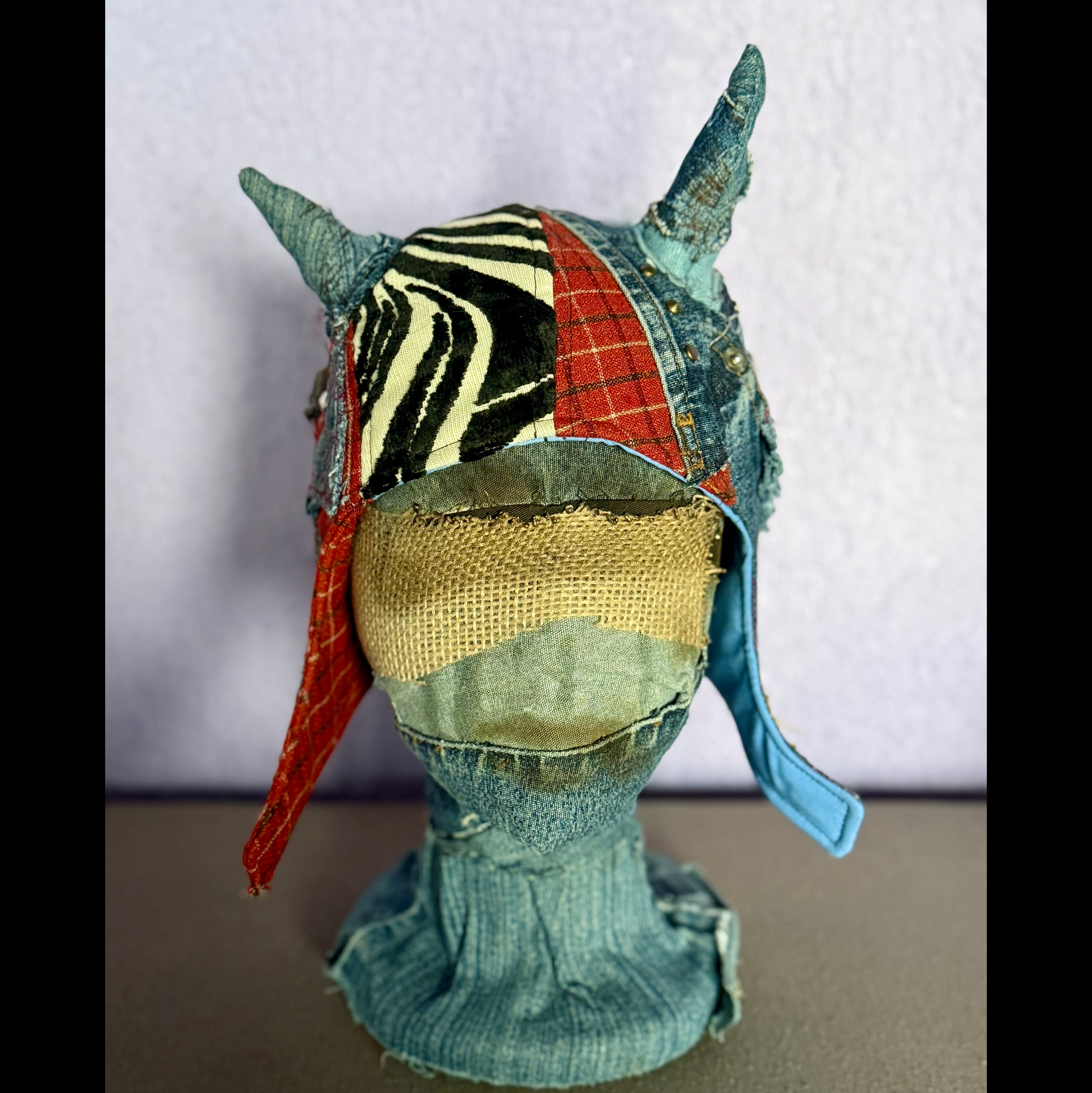 Postapocalyptic Krampus Aviator Hat