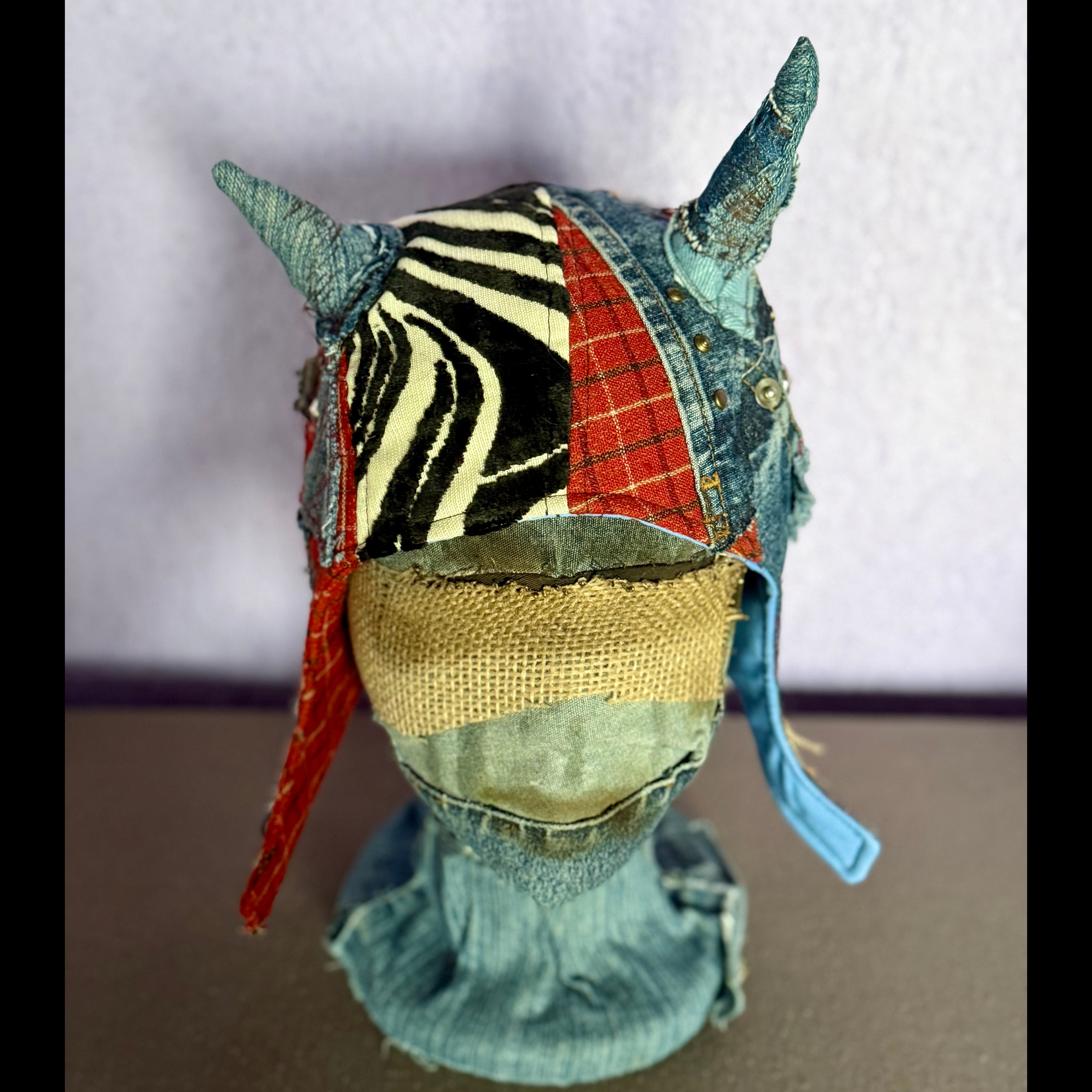 Postapocalyptic Krampus Aviator Hat