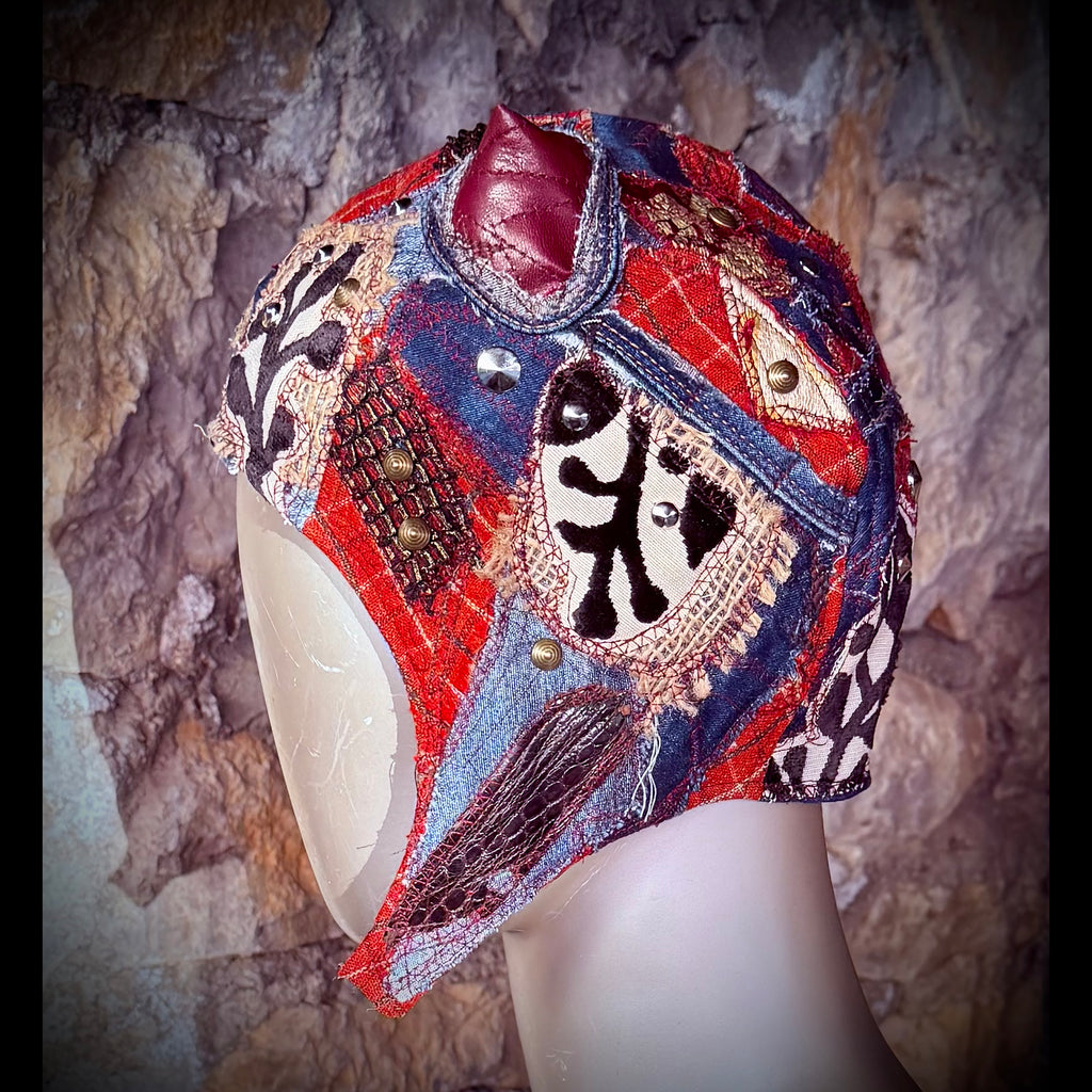 Postapocalyptic Aviator Hat with Horns