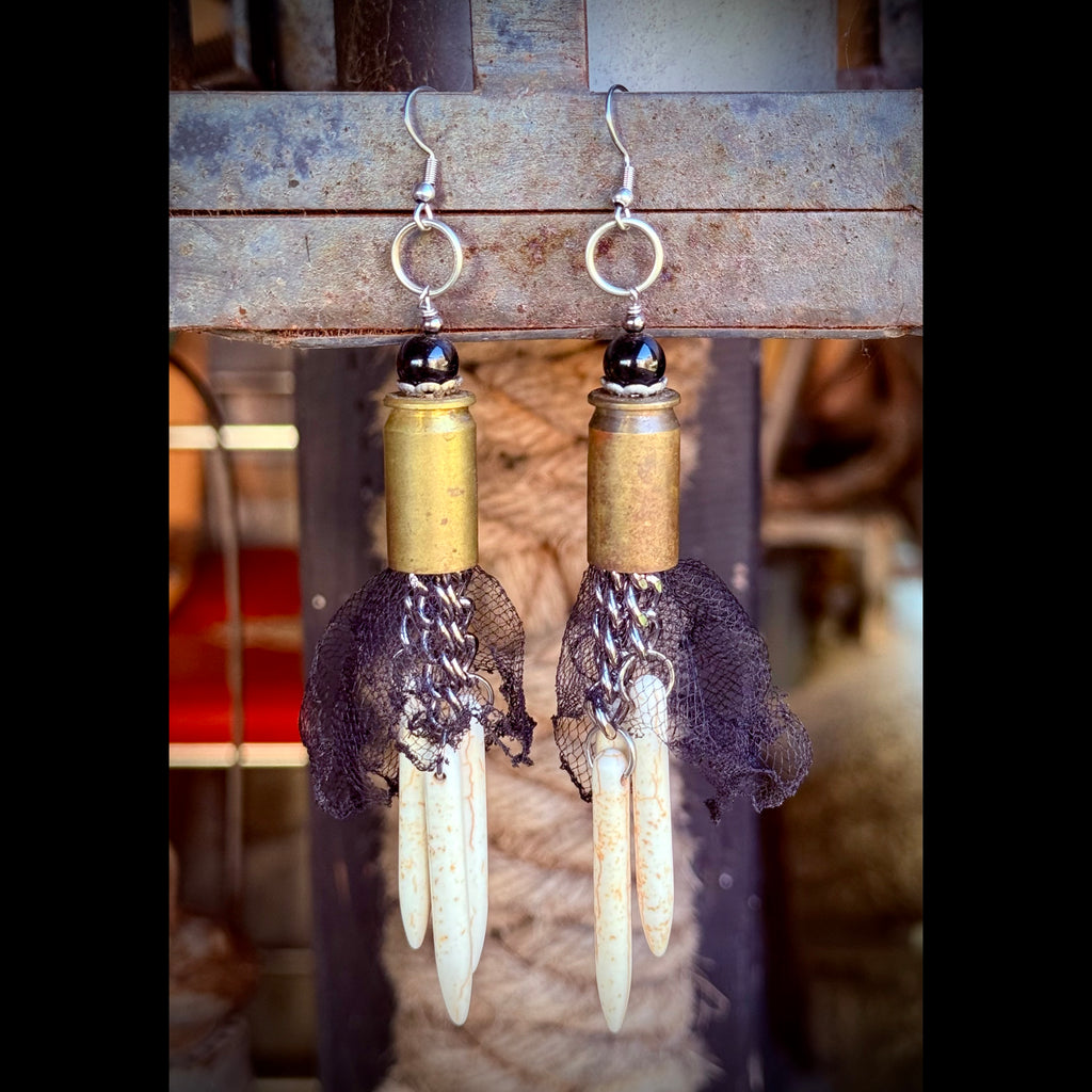 Gender-Neutral Bullet Casing Earrings
