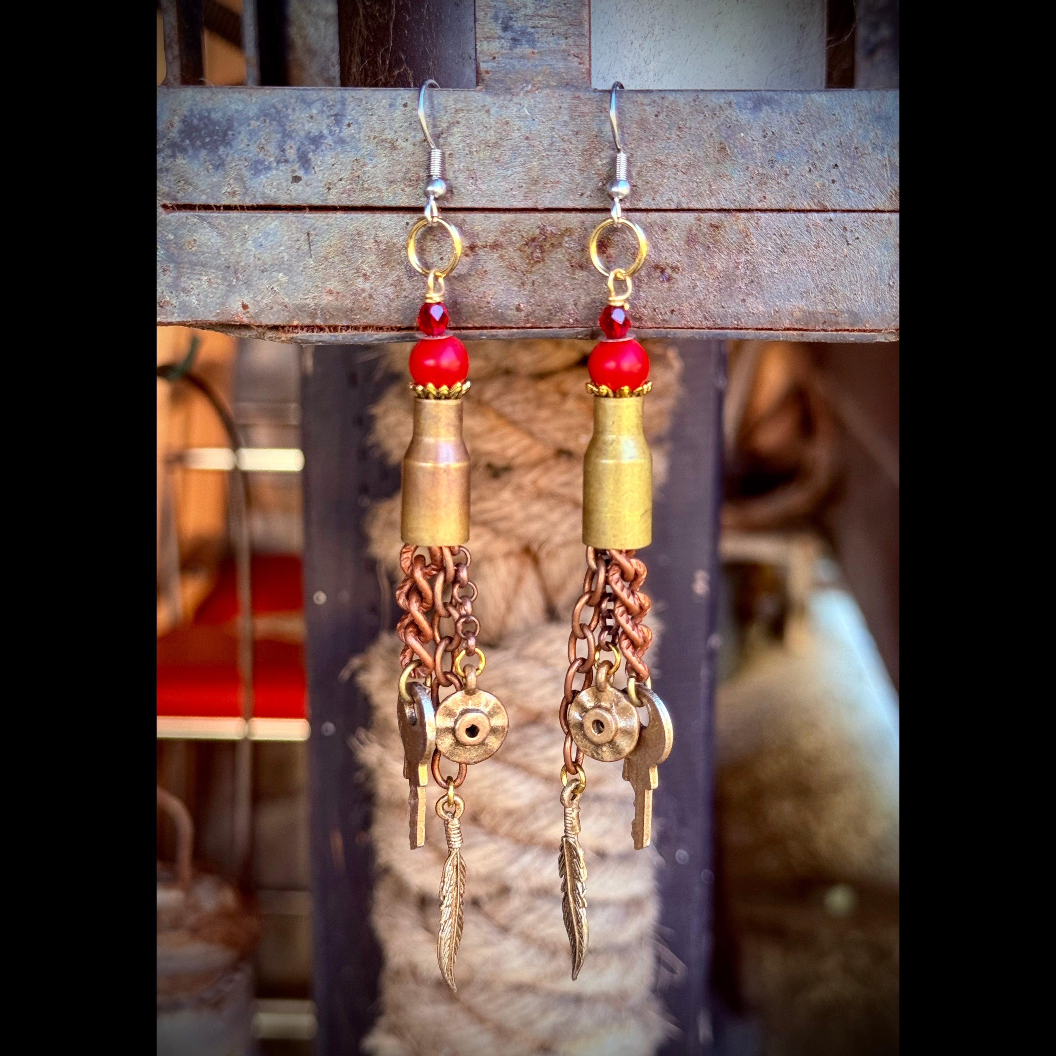 Gender-Neutral Bullet Casing Earrings