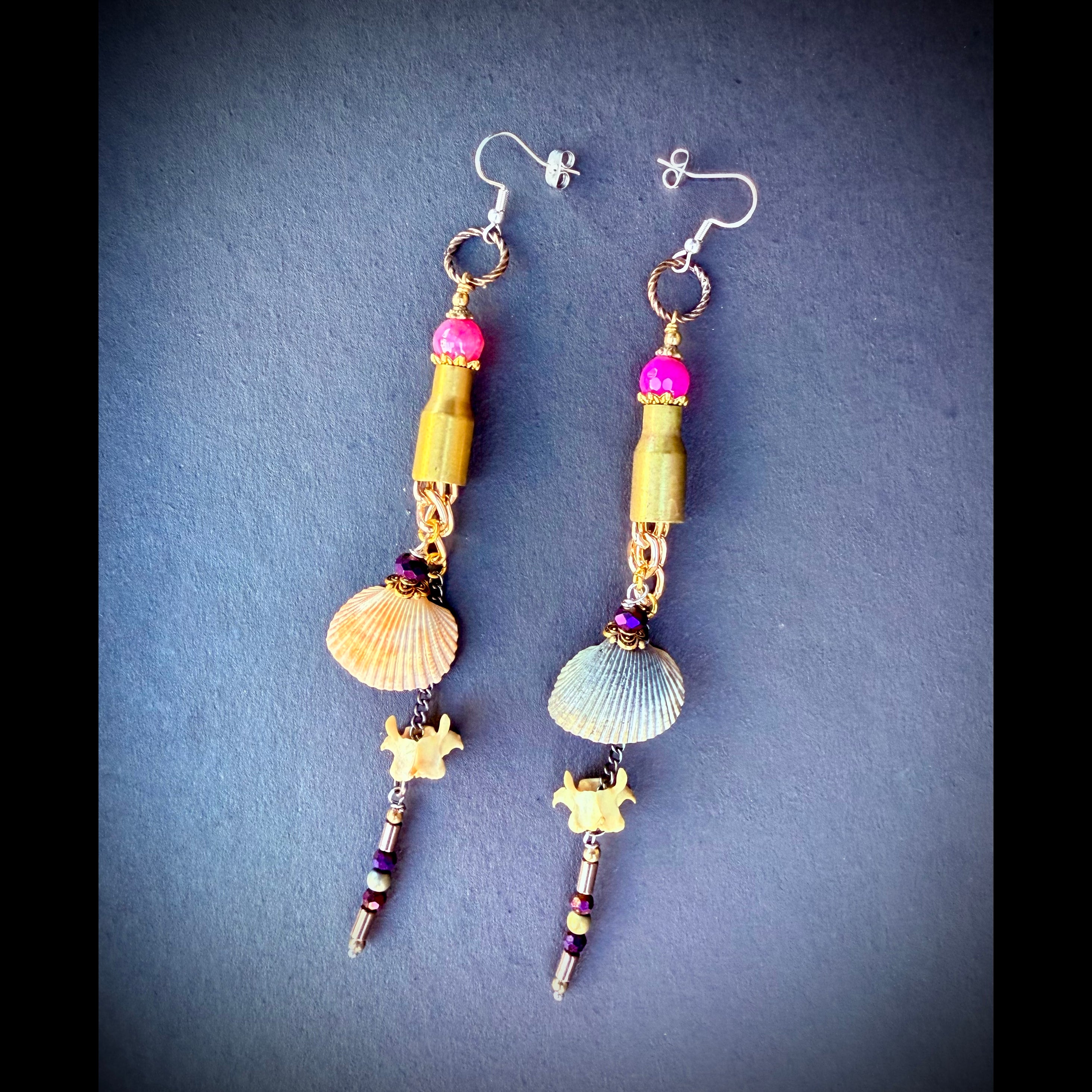 Gender-Neutral Bullet Casing Earrings