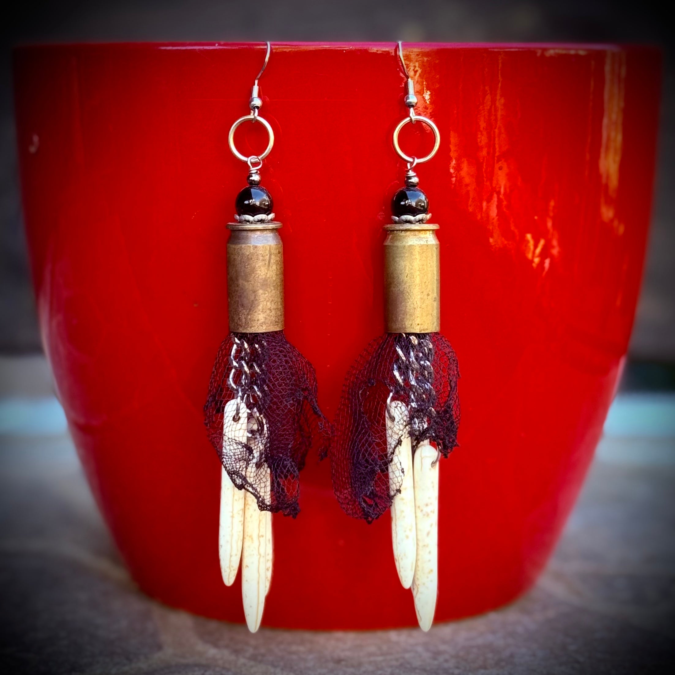 Gender-Neutral Bullet Casing Earrings