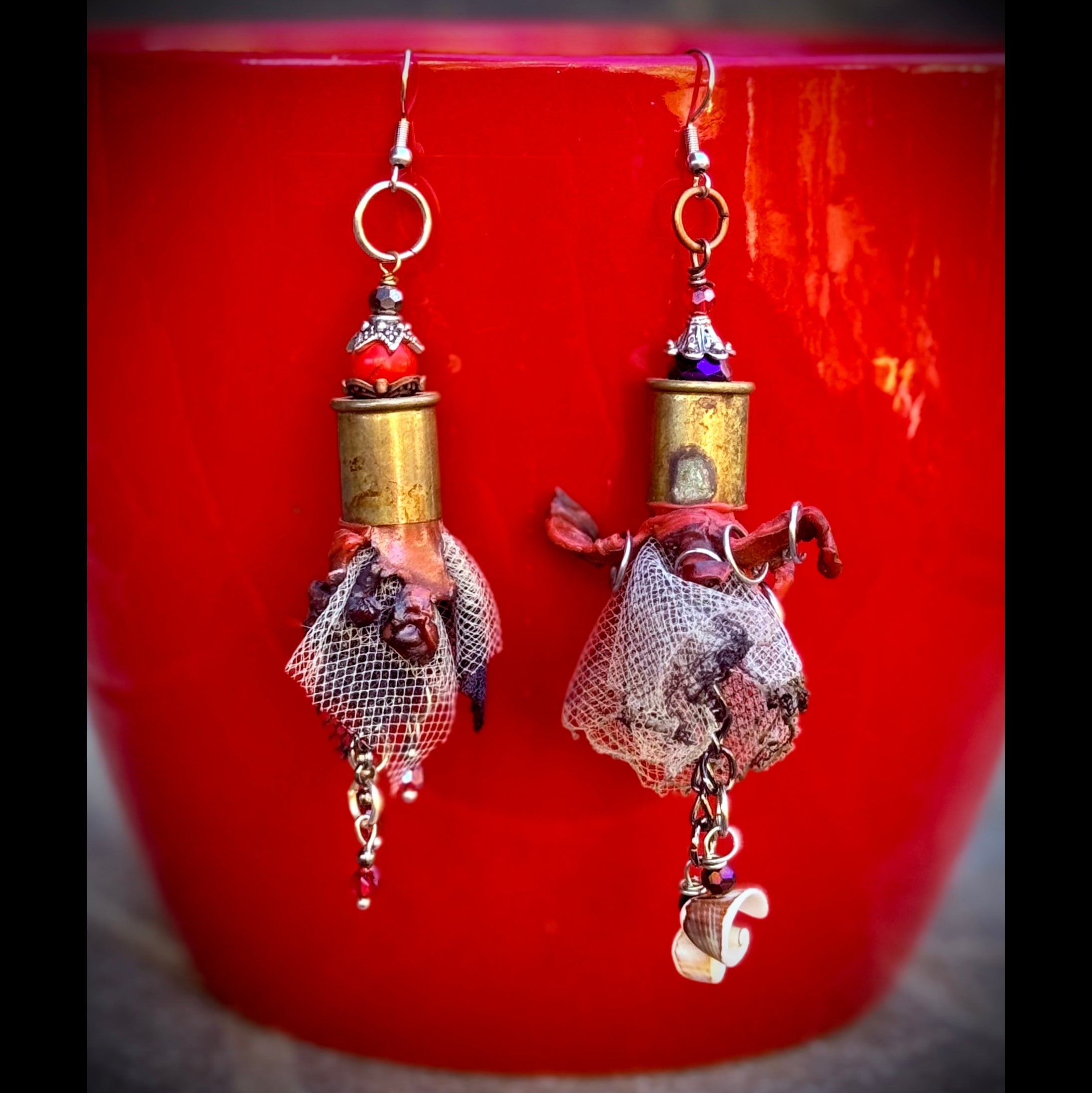 Gender-Neutral Bullet Casing Earrings