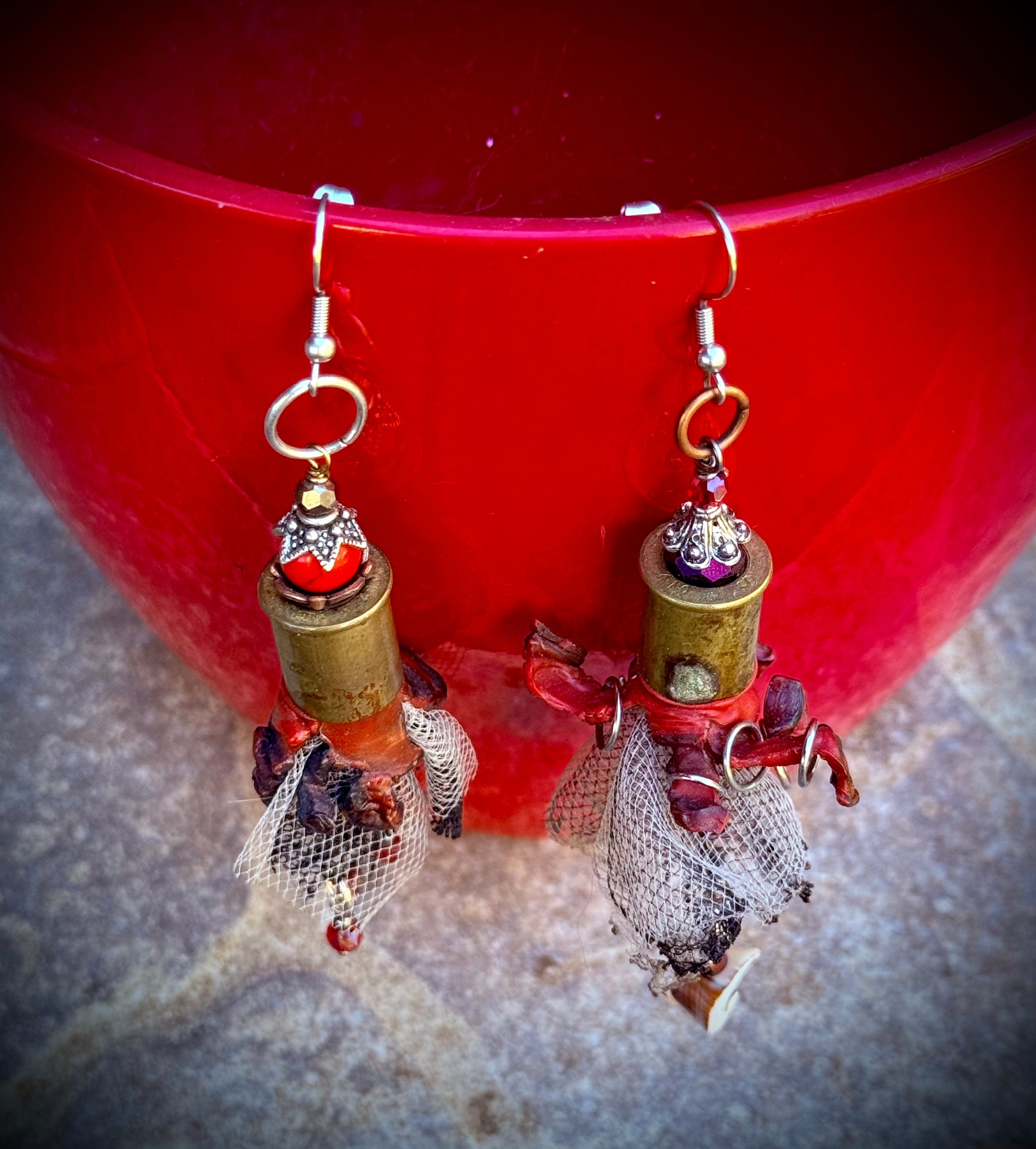Gender-Neutral Bullet Casing Earrings