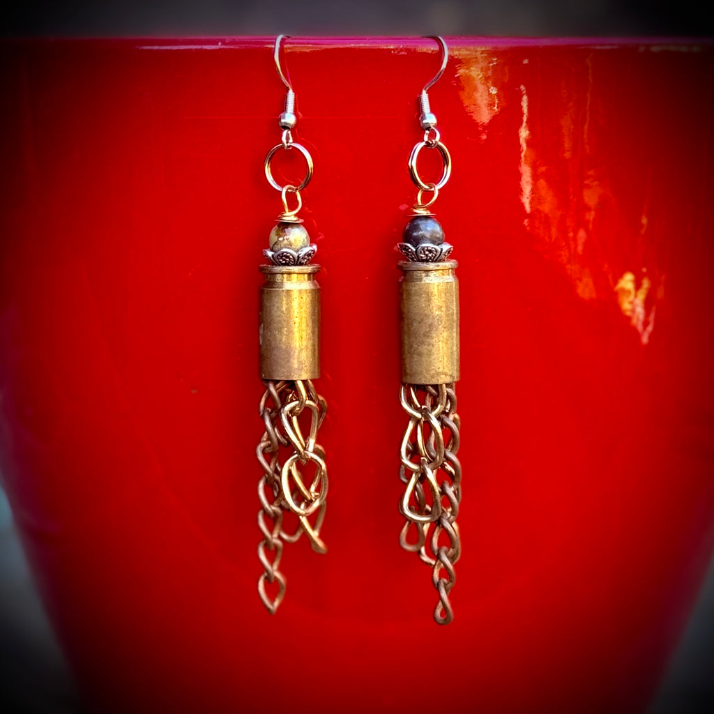 Gender-Neutral Bullet Casing Earrings