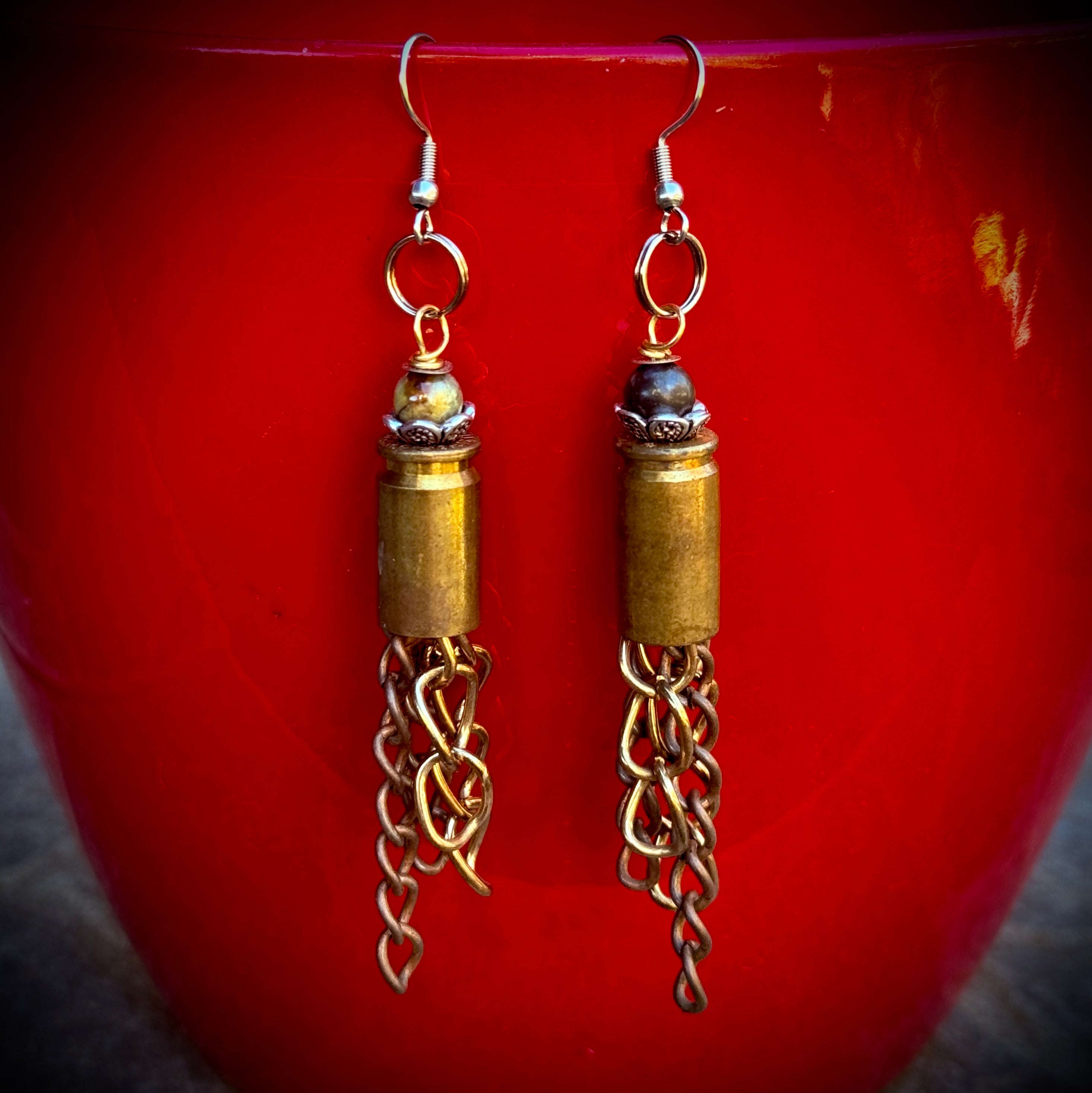 Gender-Neutral Bullet Casing Earrings