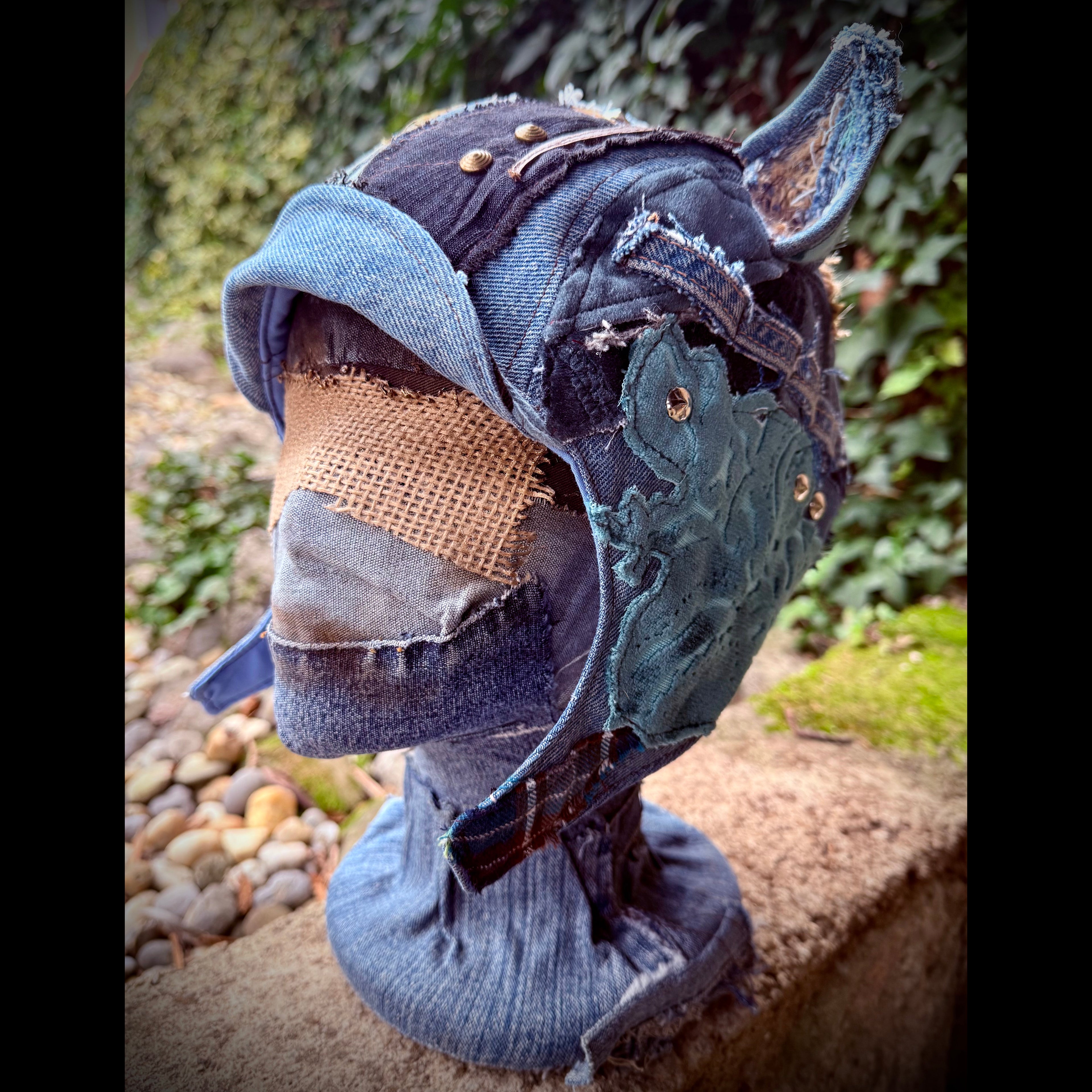 Postapocalyptic Aviator Hat with Cat Ears