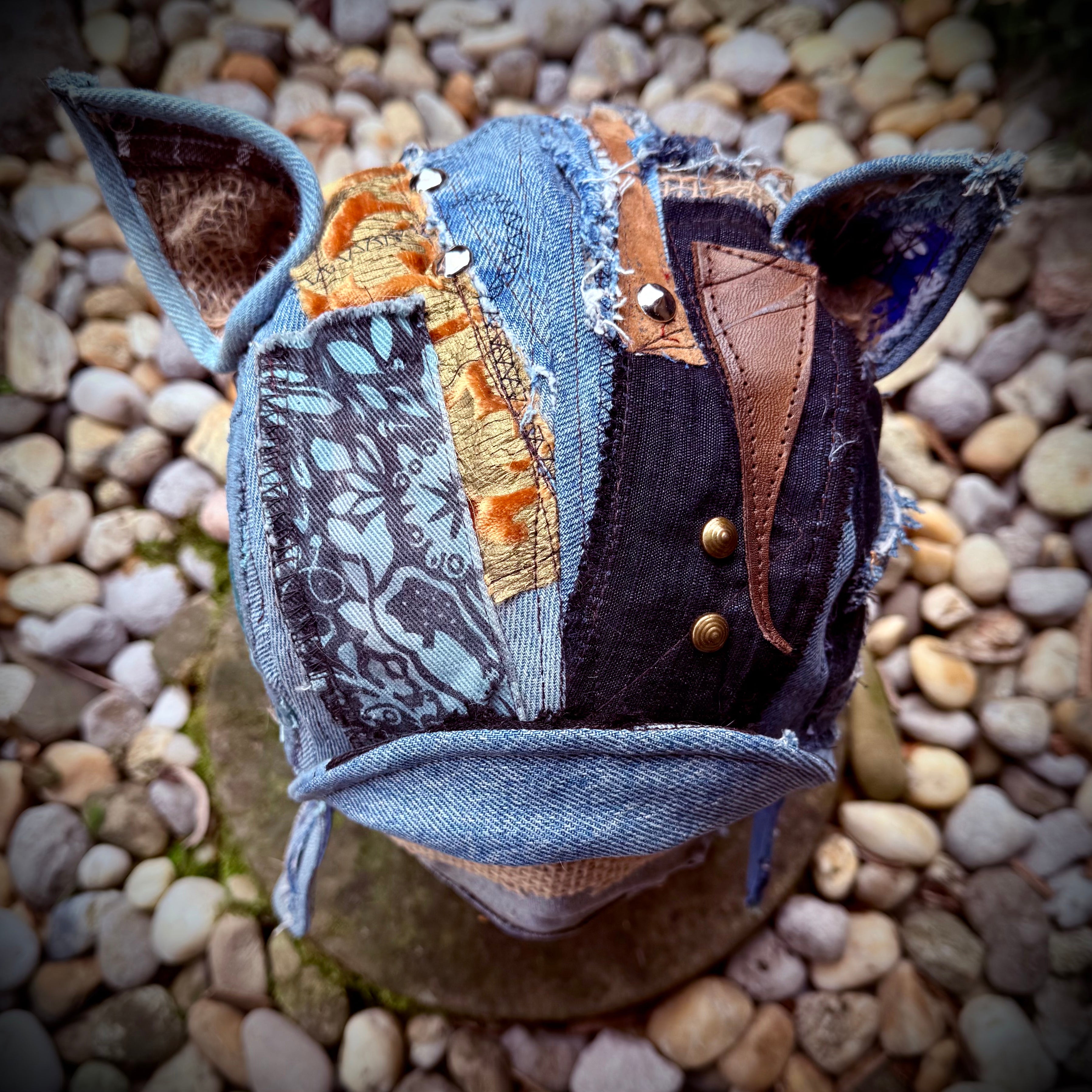 Postapocalyptic Aviator Hat with Cat Ears