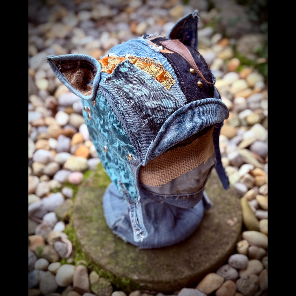 Postapocalyptic Aviator Hat with Cat Ears