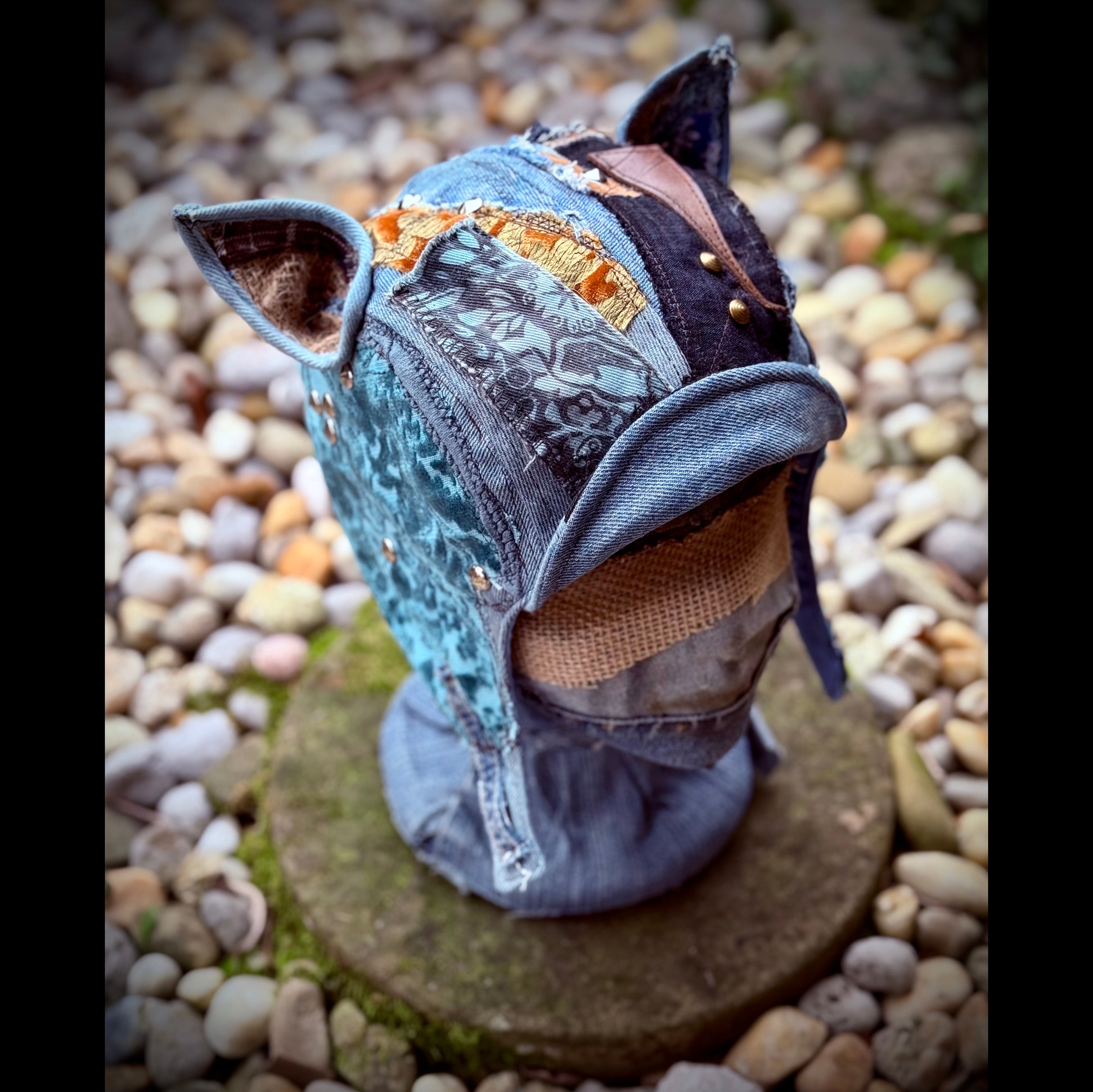 Postapocalyptic Aviator Hat with Cat Ears