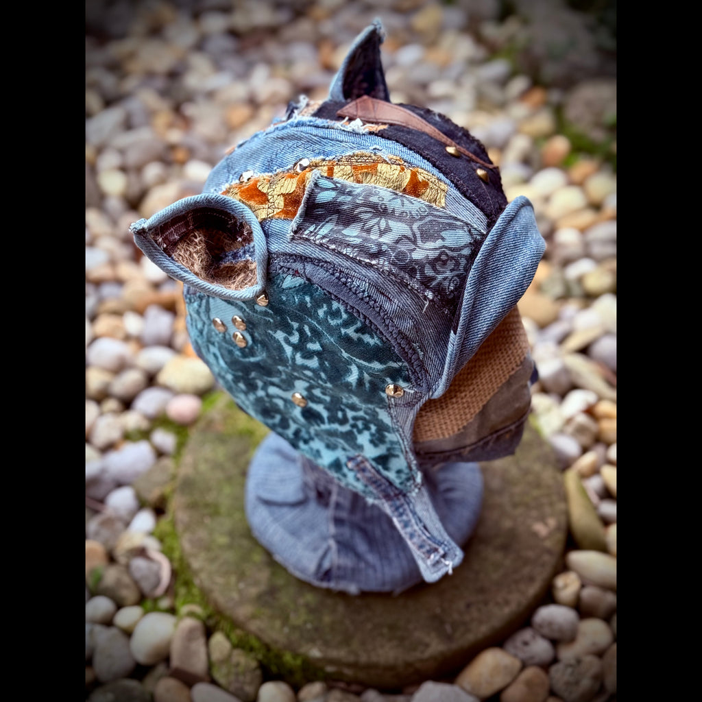 Postapocalyptic Aviator Hat with Cat Ears