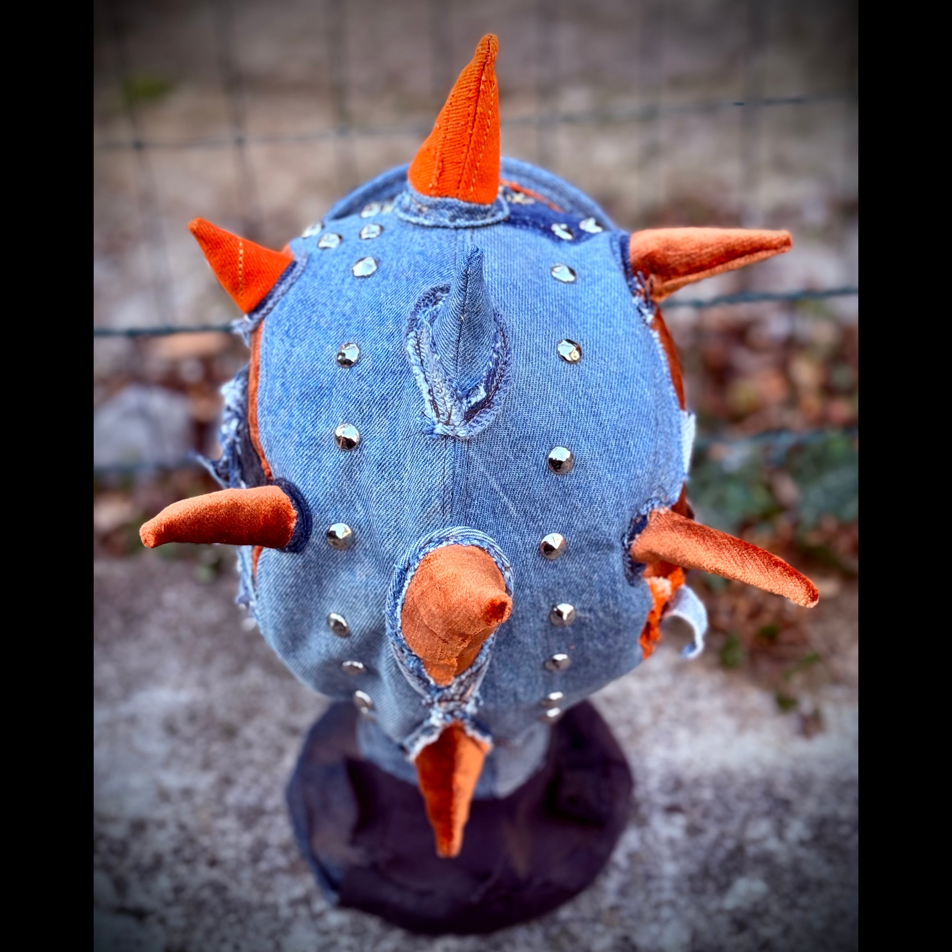 Postapocalyptic Aviator Hat with Horns