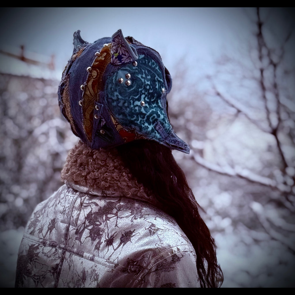 Postapocalyptic Aviator Hat with Cat Ears