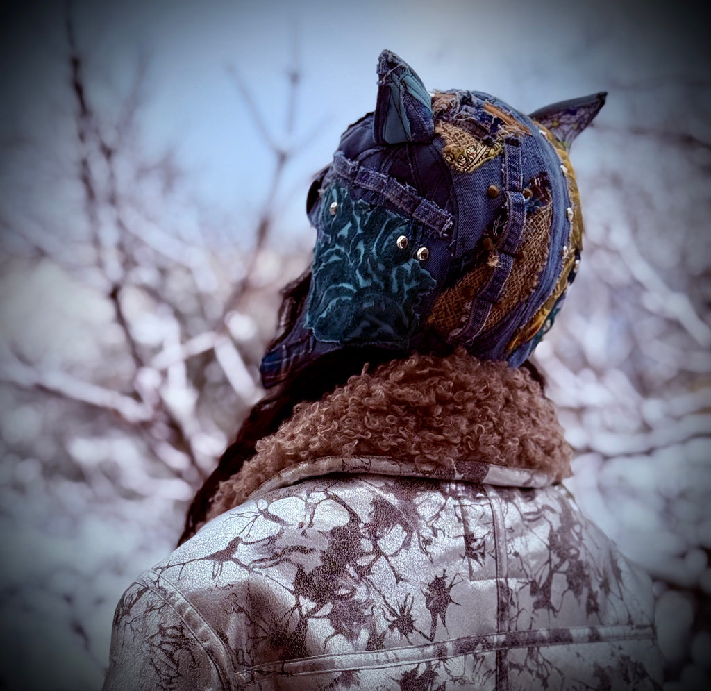 Postapocalyptic Aviator Hat with Cat Ears