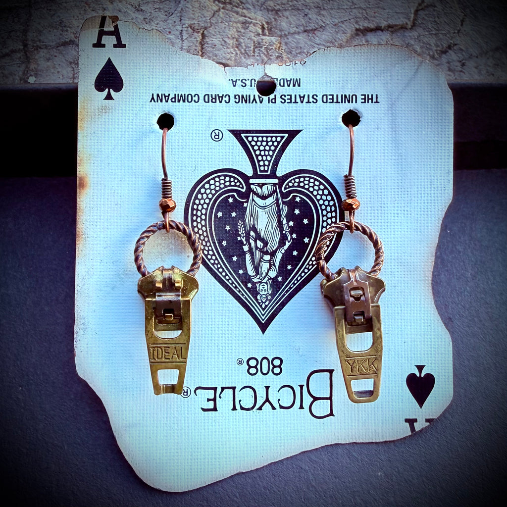 Gender-Neutral Zipper Earrings