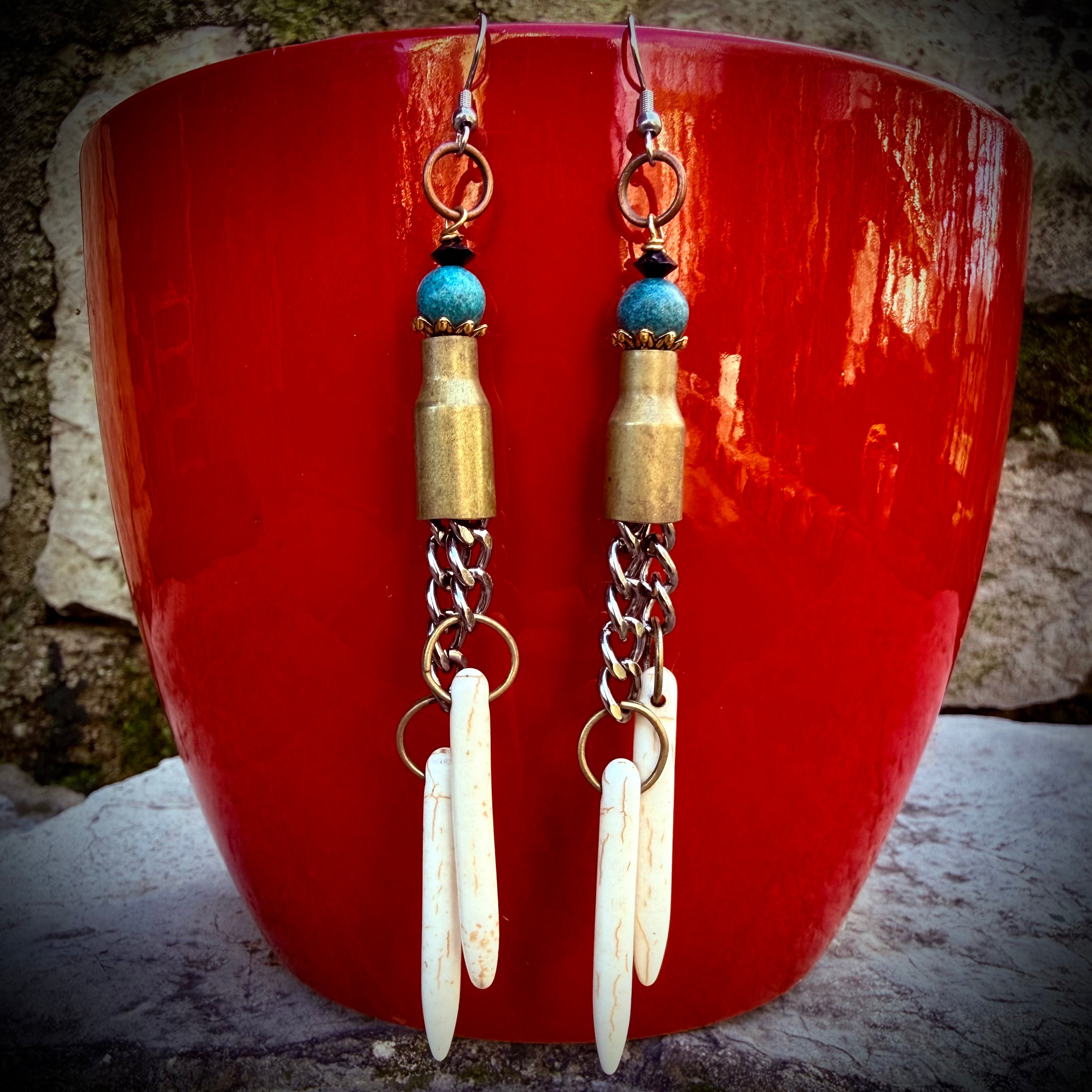 Gender-Neutral Bullet Casing Earrings