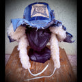 Denim Winter Bucket Hat