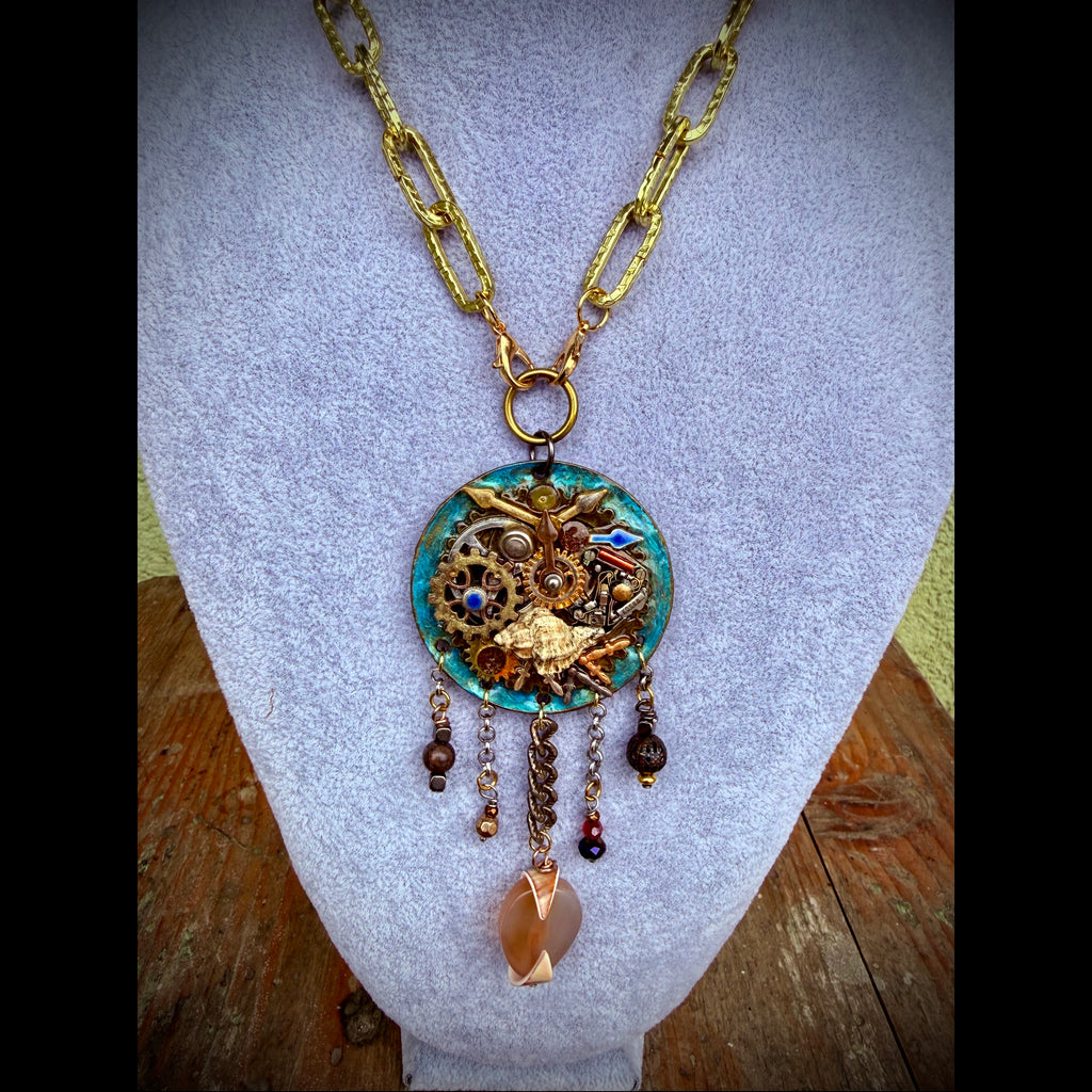 Gender-Neutral Steampunk Necklace