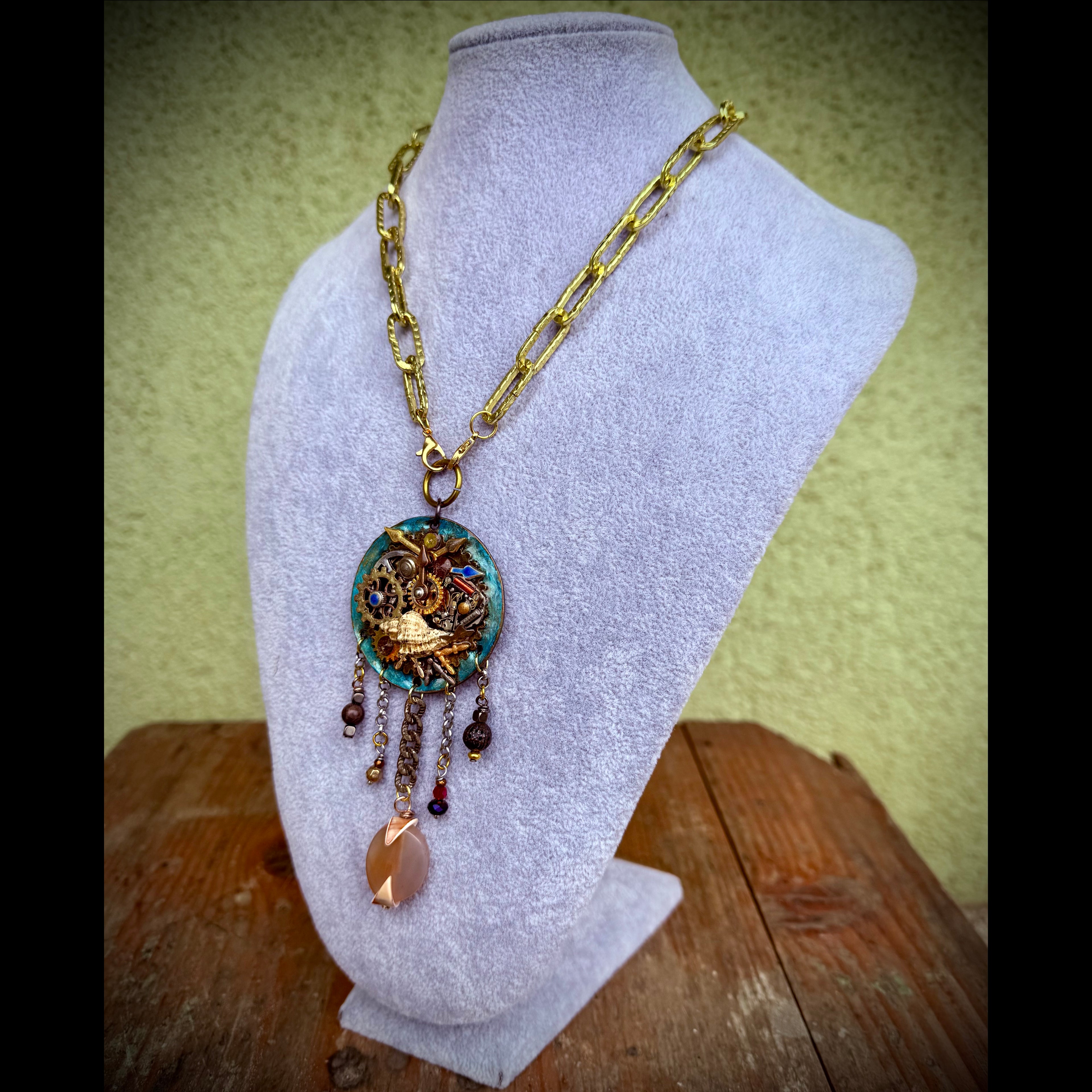 Gender-Neutral Steampunk Necklace