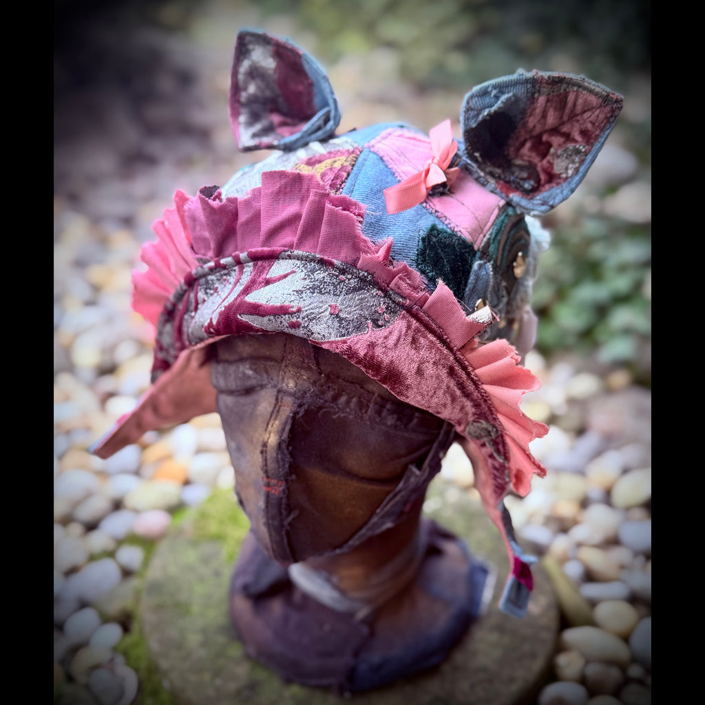 Postapocalyptic Aviator Hat with Cat Ears