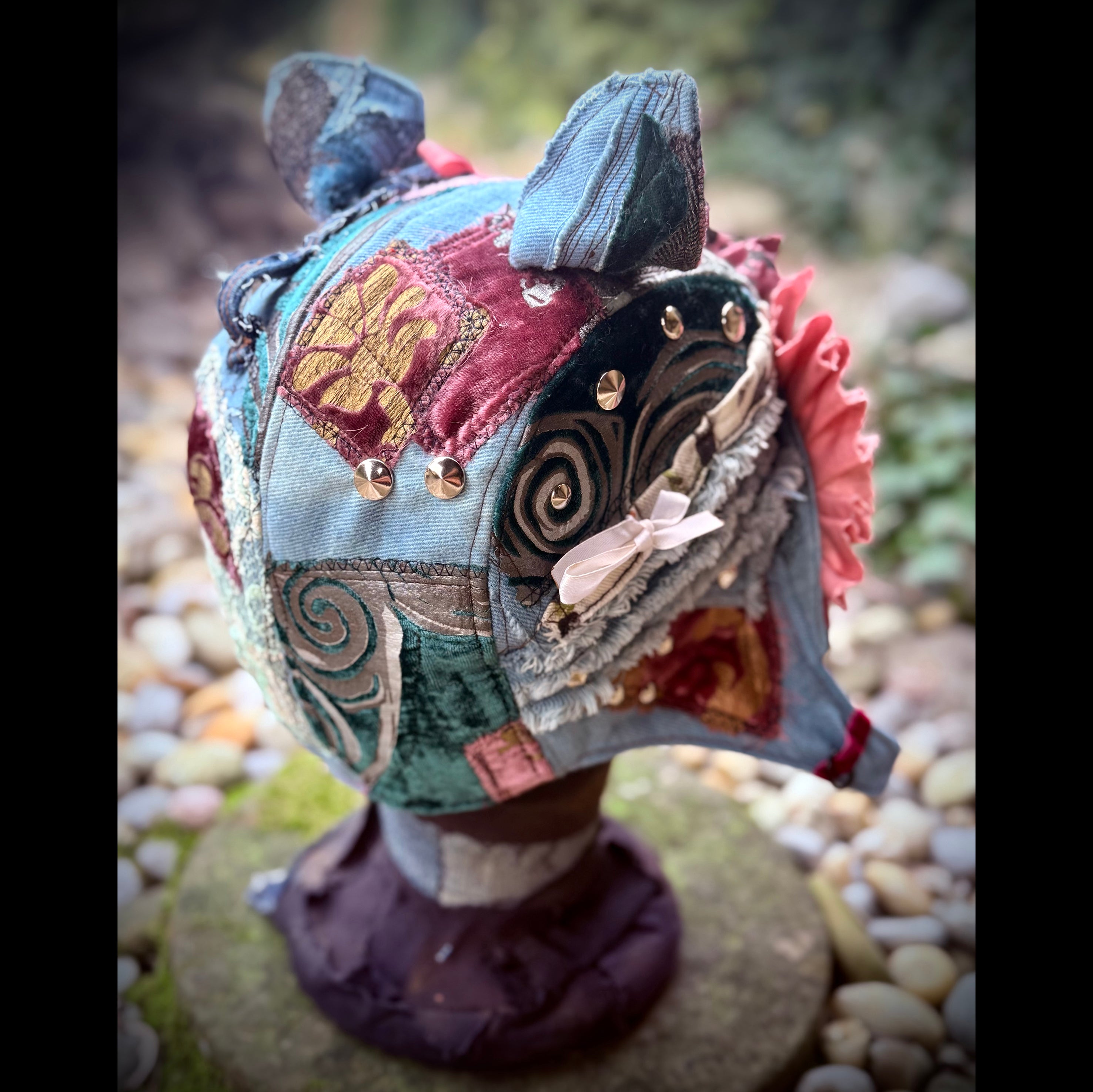 Postapocalyptic Aviator Hat with Cat Ears