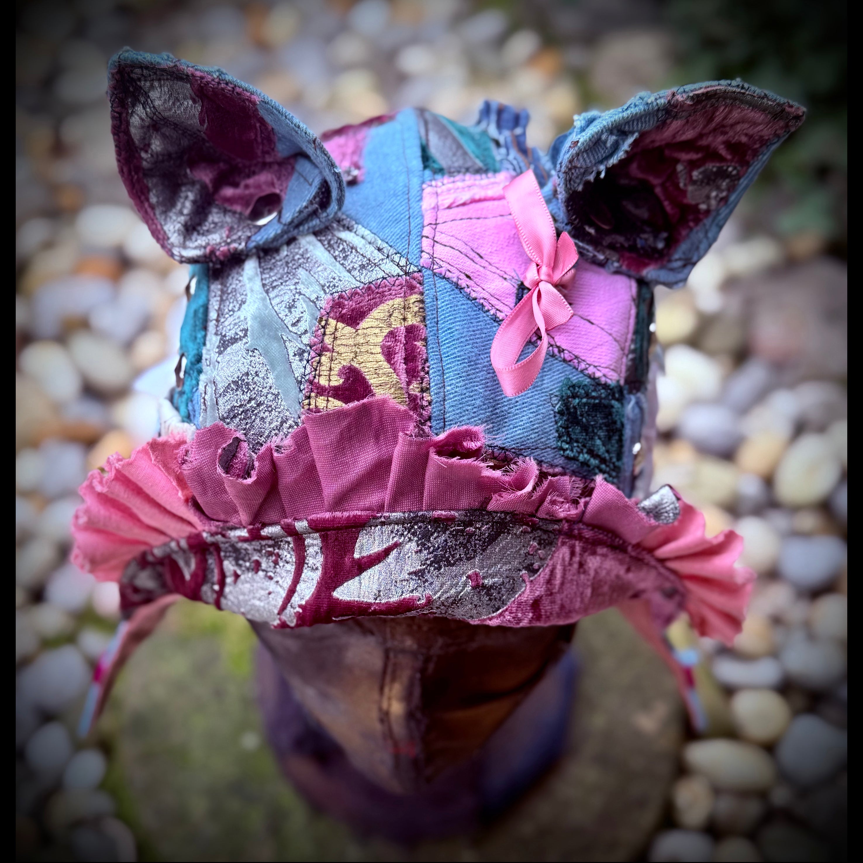 Postapocalyptic Aviator Hat with Cat Ears