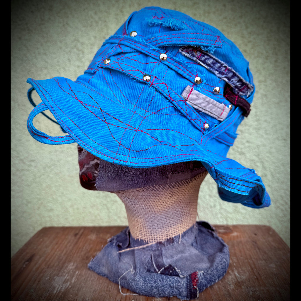 "Text Me" Denim Bucket Hat