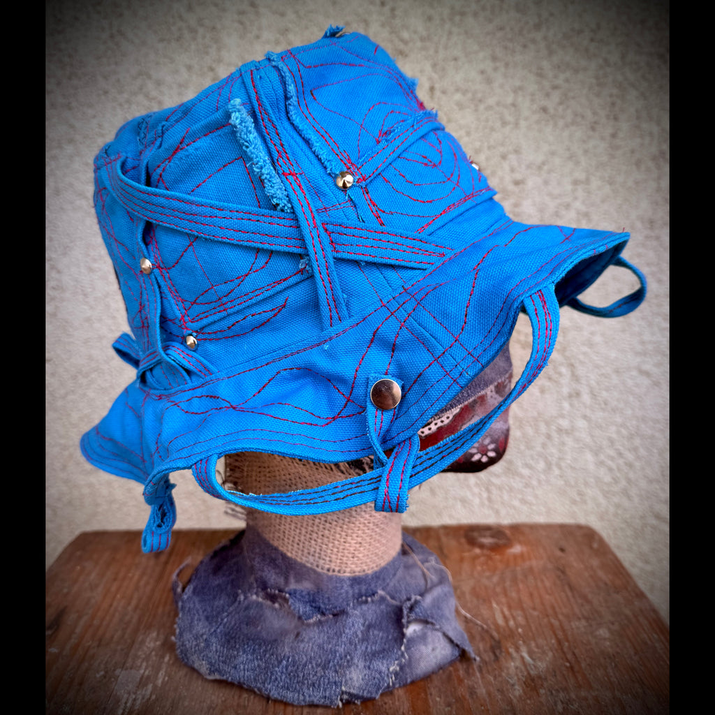 "Text Me" Denim Bucket Hat