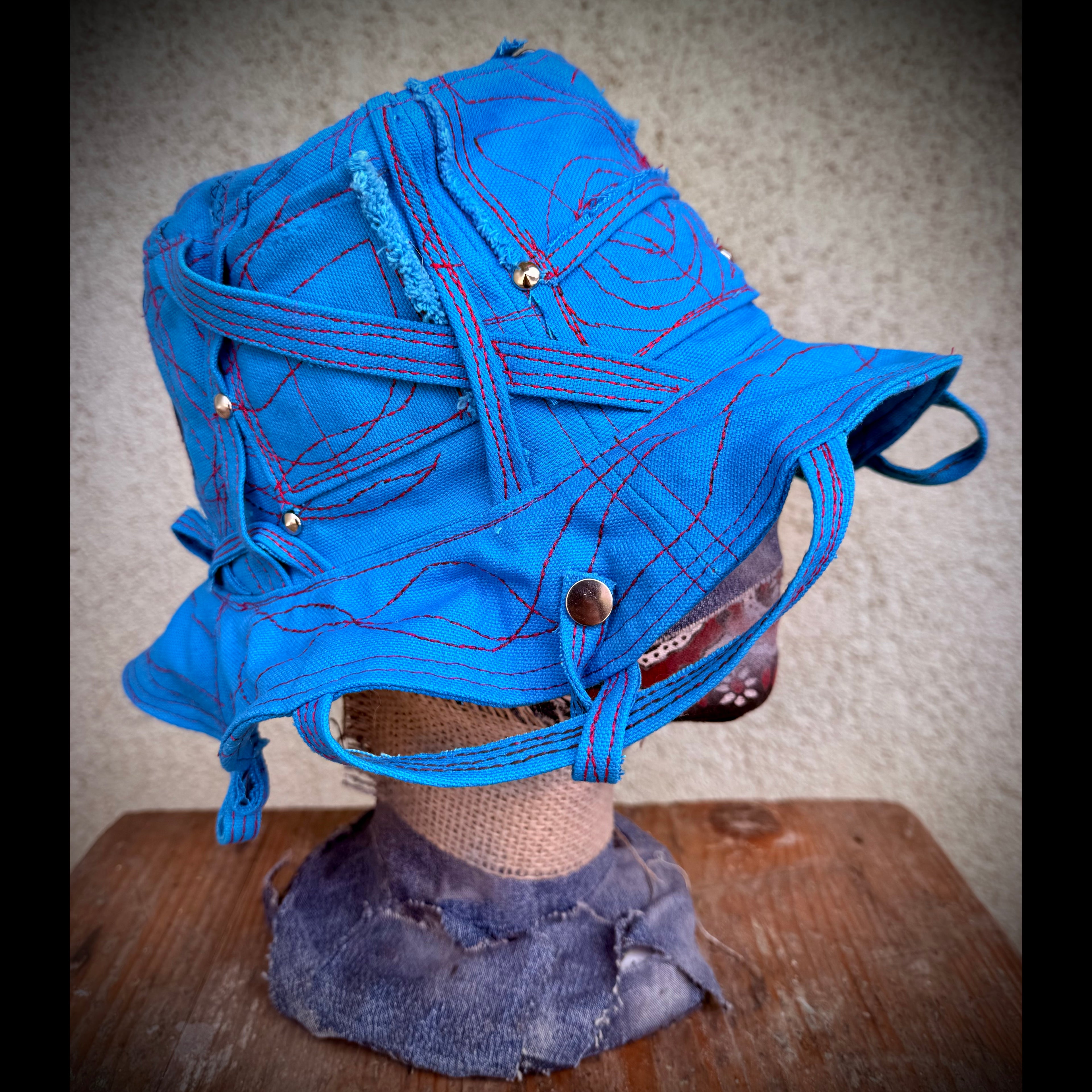 "Text Me" Denim Bucket Hat