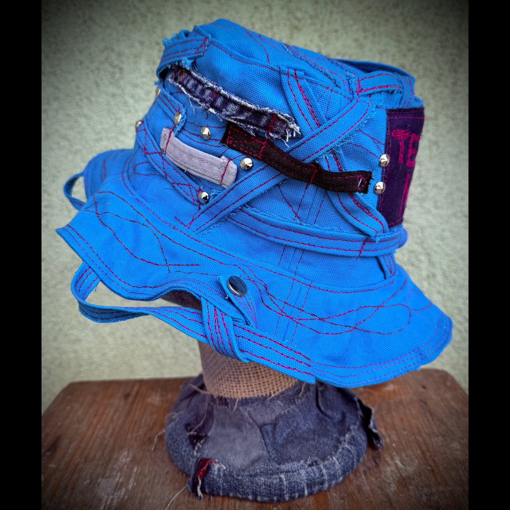 "Text Me" Denim Bucket Hat