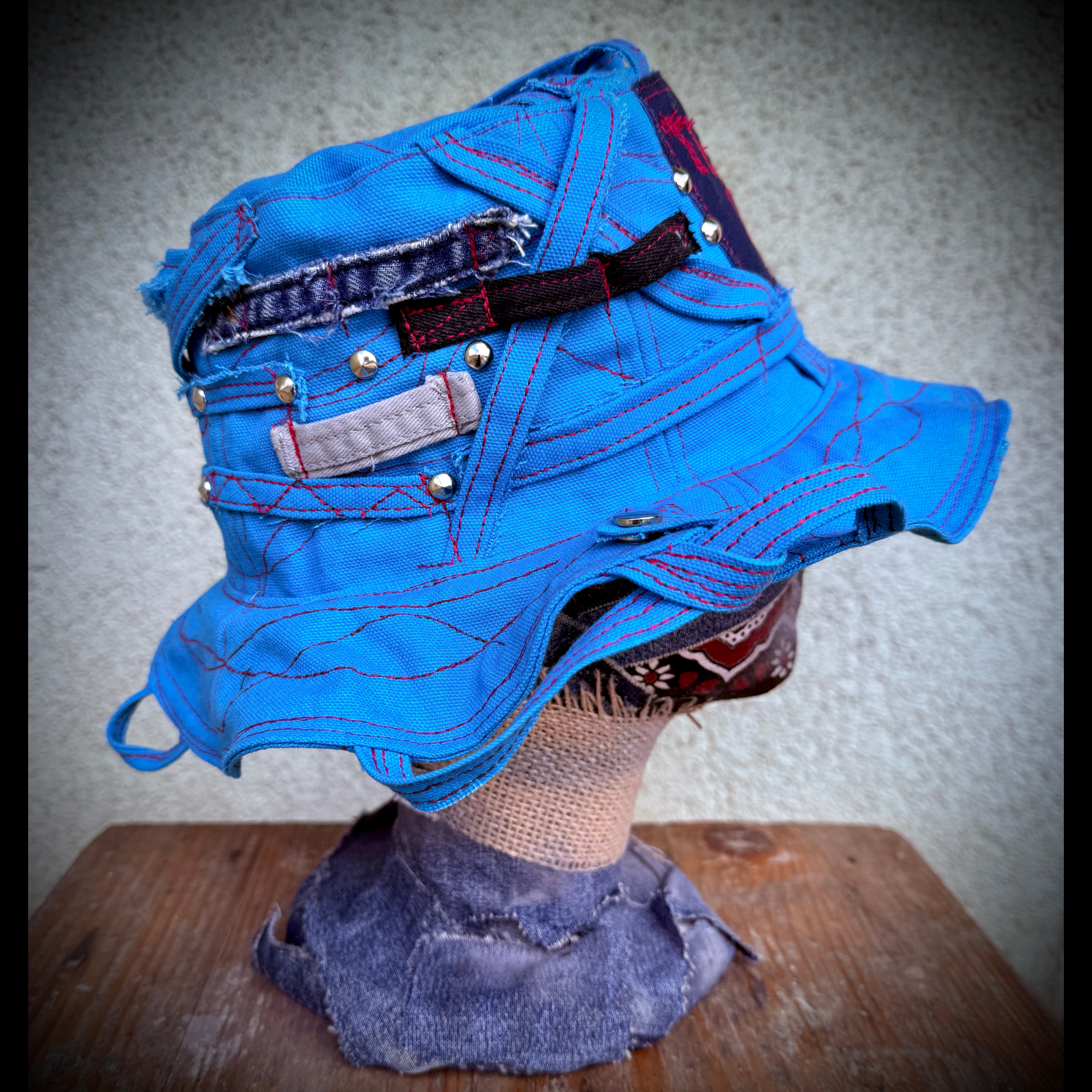 "Text Me" Denim Bucket Hat