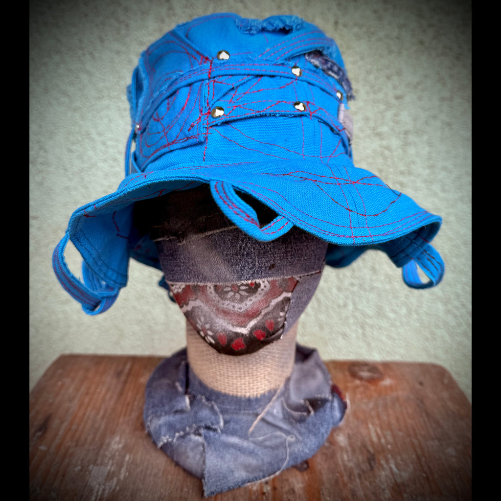 "Text Me" Denim Bucket Hat