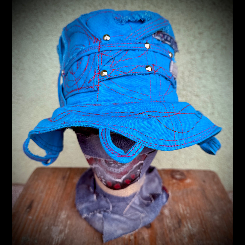 "Text Me" Denim Bucket Hat