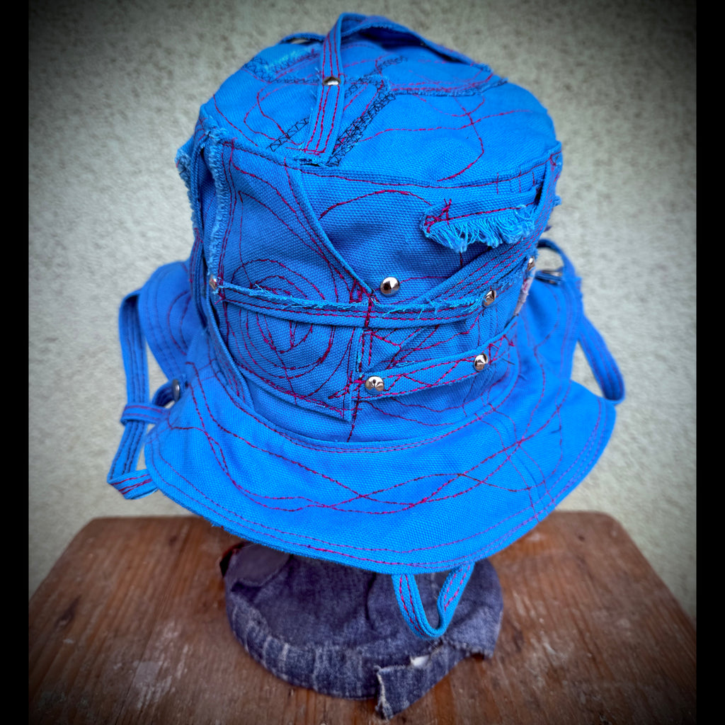 "Text Me" Denim Bucket Hat