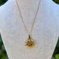 Gender-Neutral Pentagram Moon Necklace