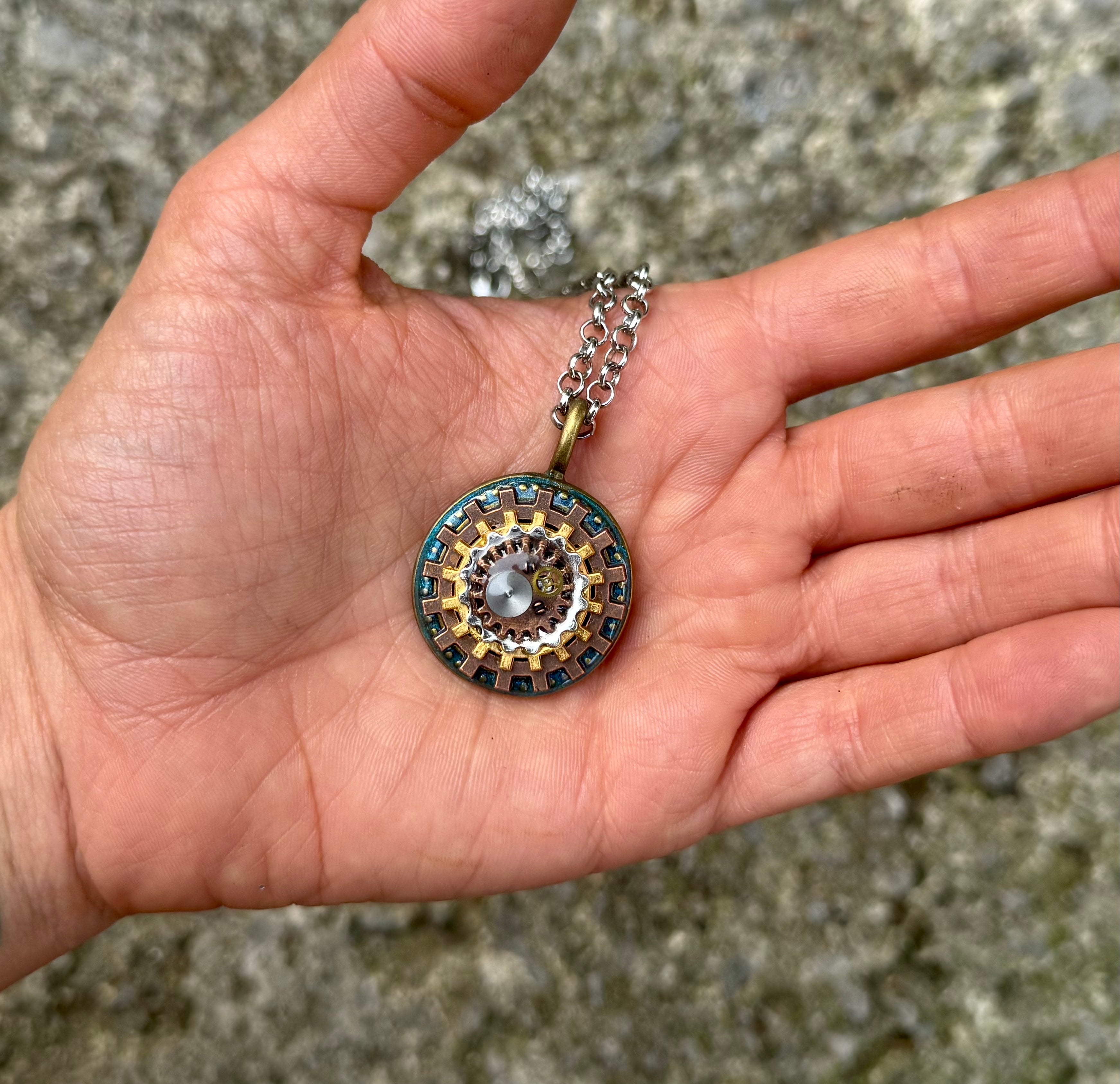 Gender-Neutral Steampunk Necklace